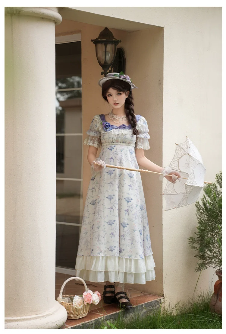 With PUJI - Iris Secret - Twins Lolita Summer Dress, Empire OP, Bodice JSK - Image 20