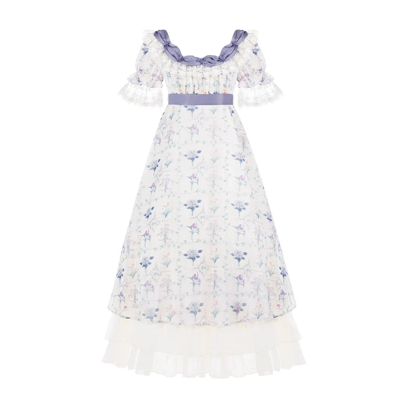 With PUJI - Iris Secret - Twins Lolita Summer Dress, Empire OP, Bodice JSK - Image 23
