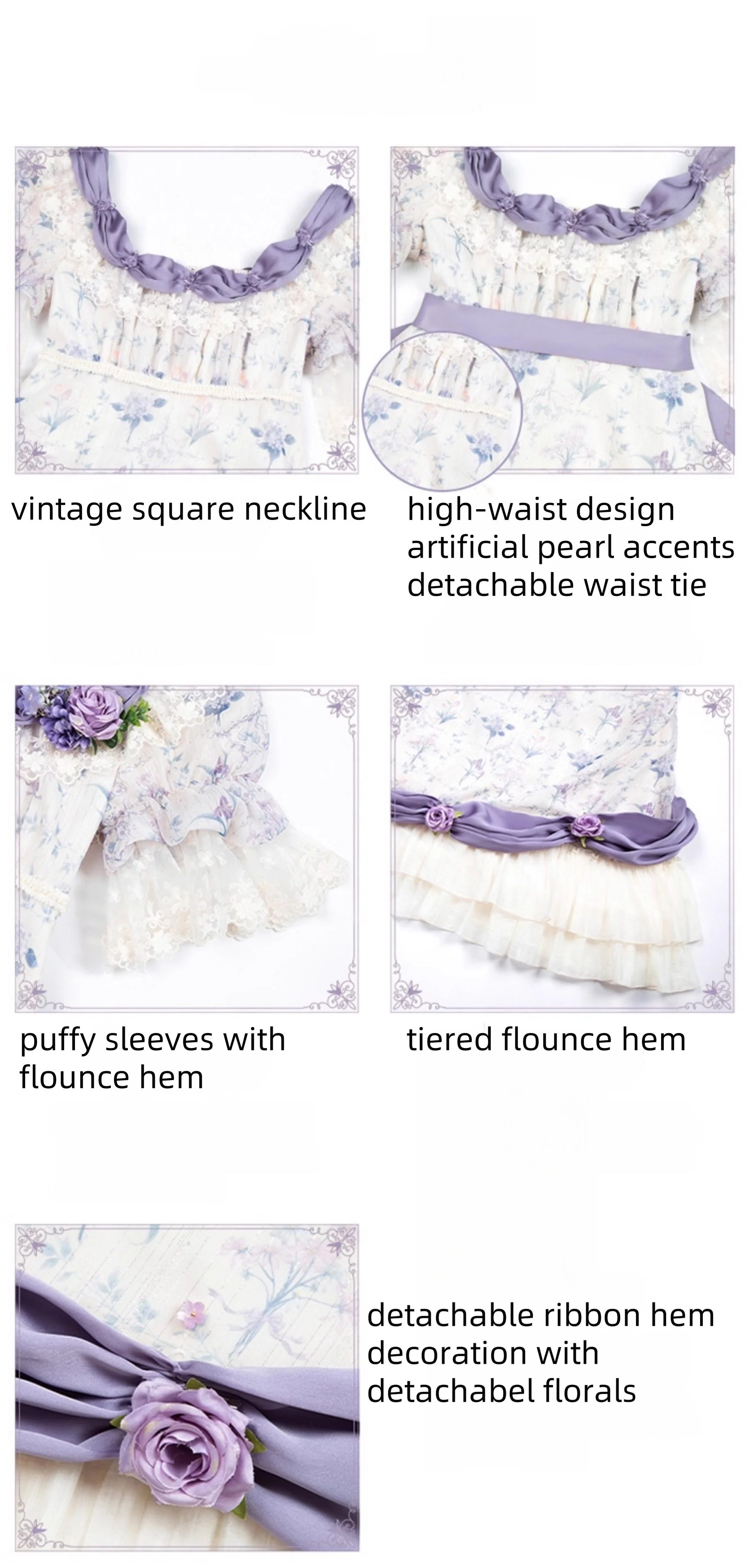 With PUJI - Iris Secret - Twins Lolita Summer Dress, Empire OP, Bodice JSK - Image 8