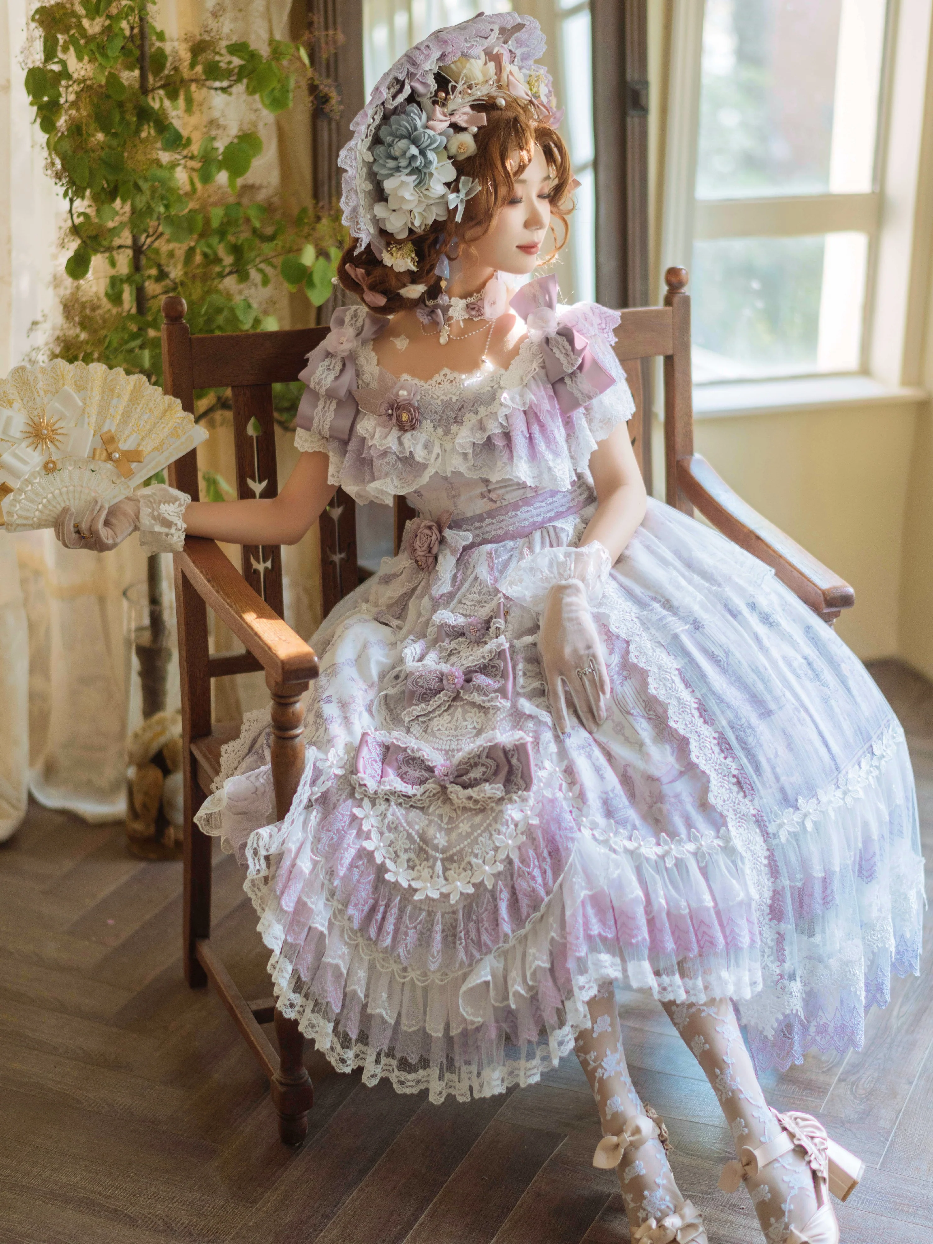 Flower Wedding Lolita JSK Dress - Image 4