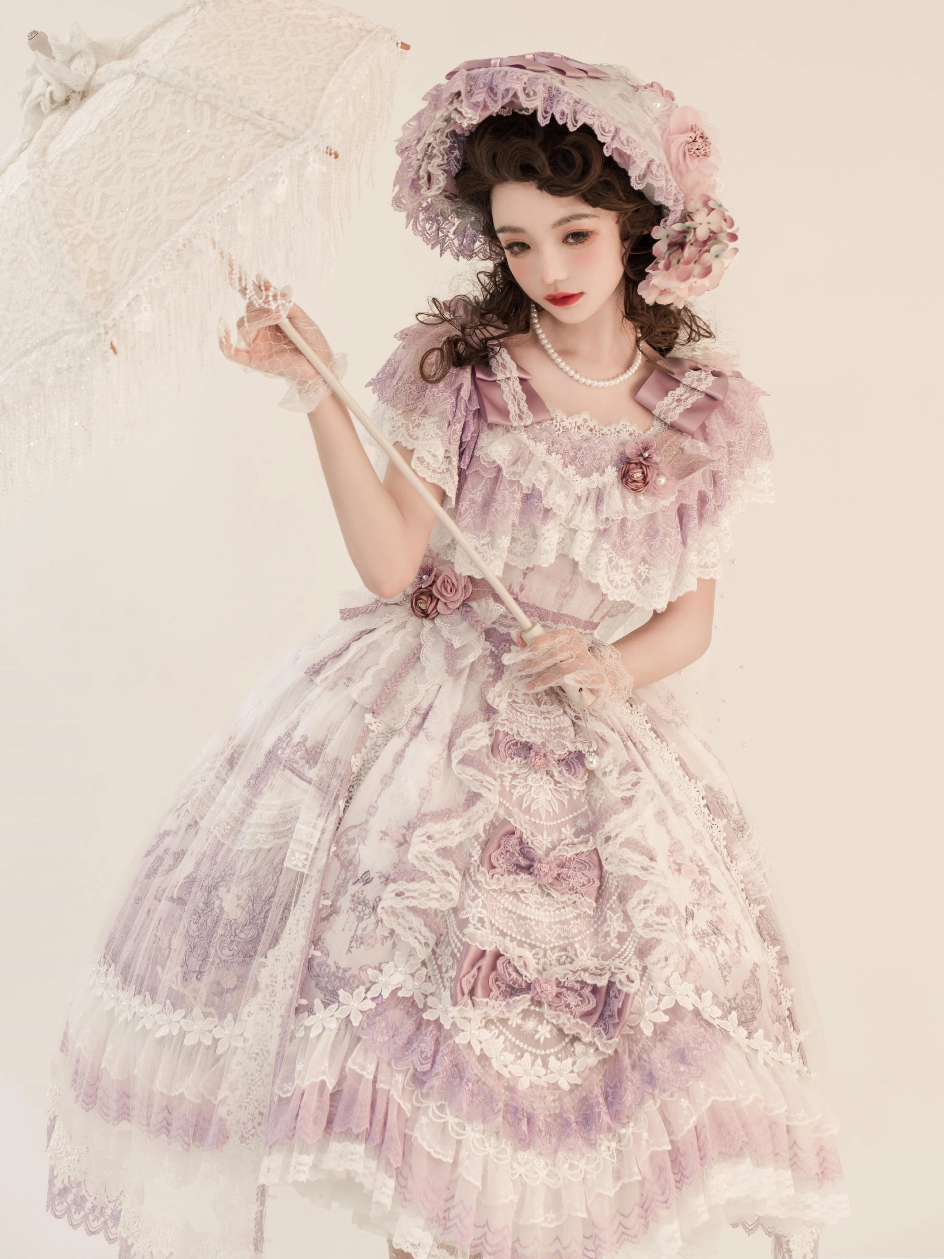 Flower Wedding Lolita JSK Dress - Image 5