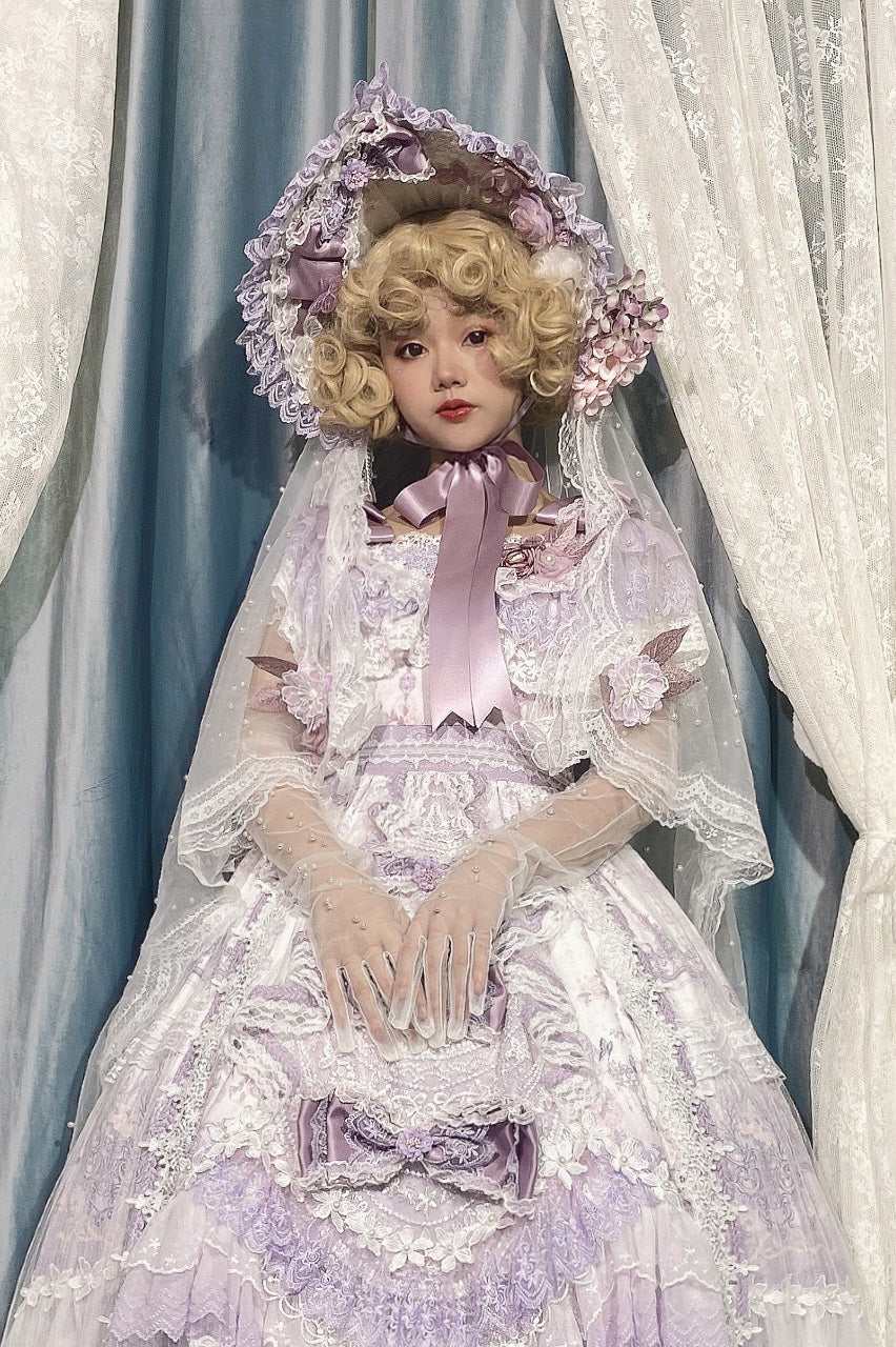Flower Wedding Lolita JSK Dress - Image 8