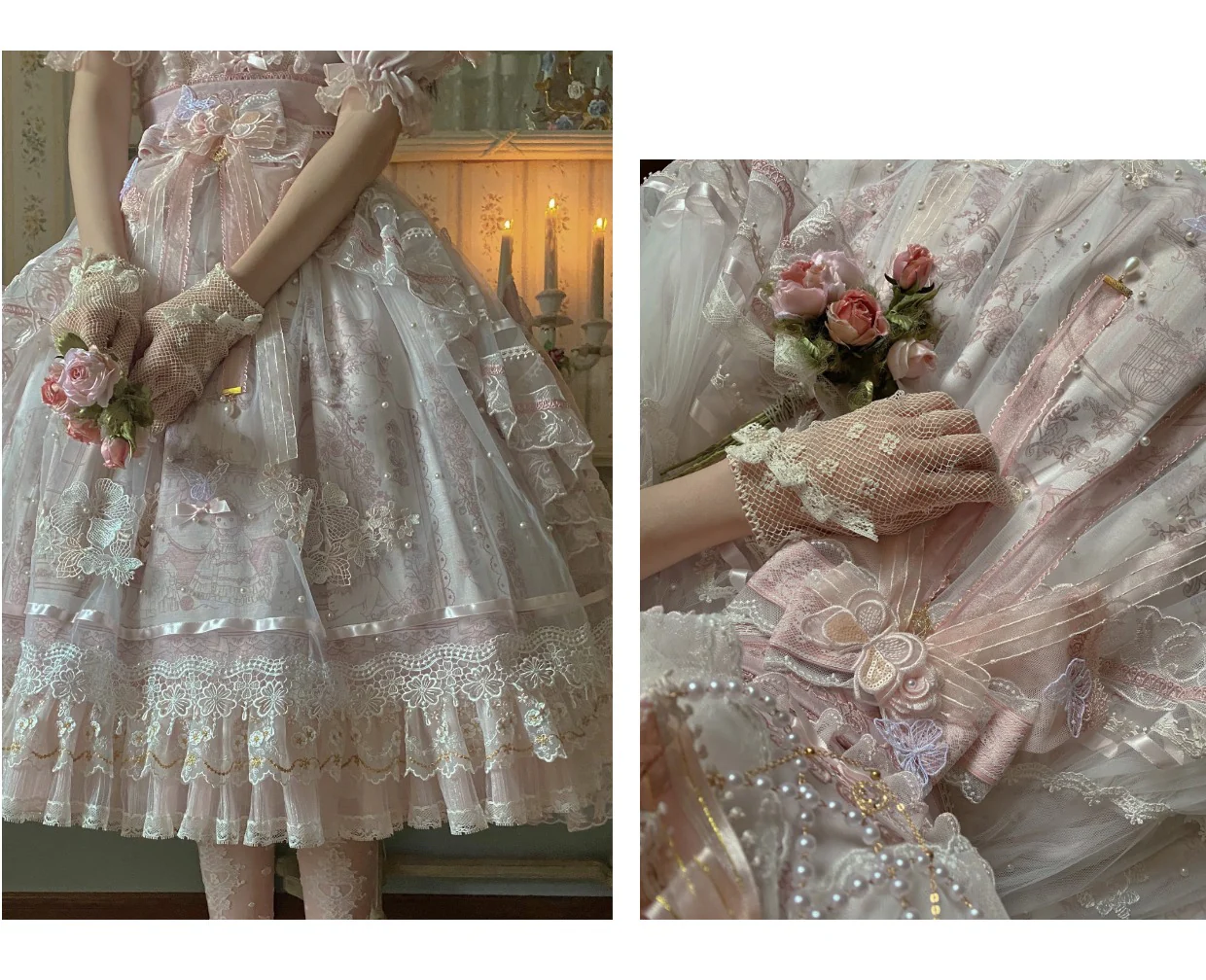 Sunset Realm Lolita Bride Gorgeous OP FS - Image 22