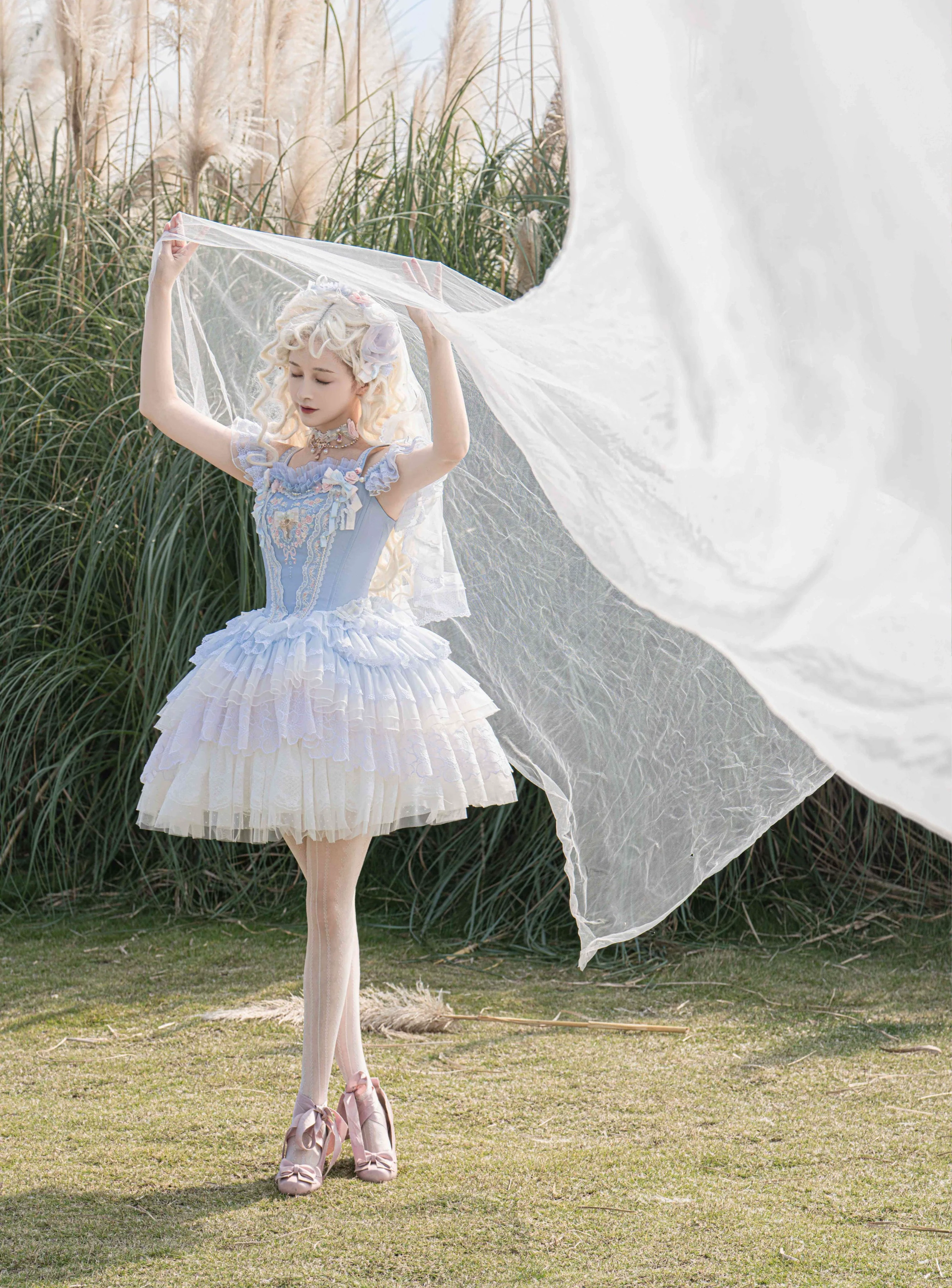 Dreamy Dance Gorgeous Lolita JSK and SK - Image 33