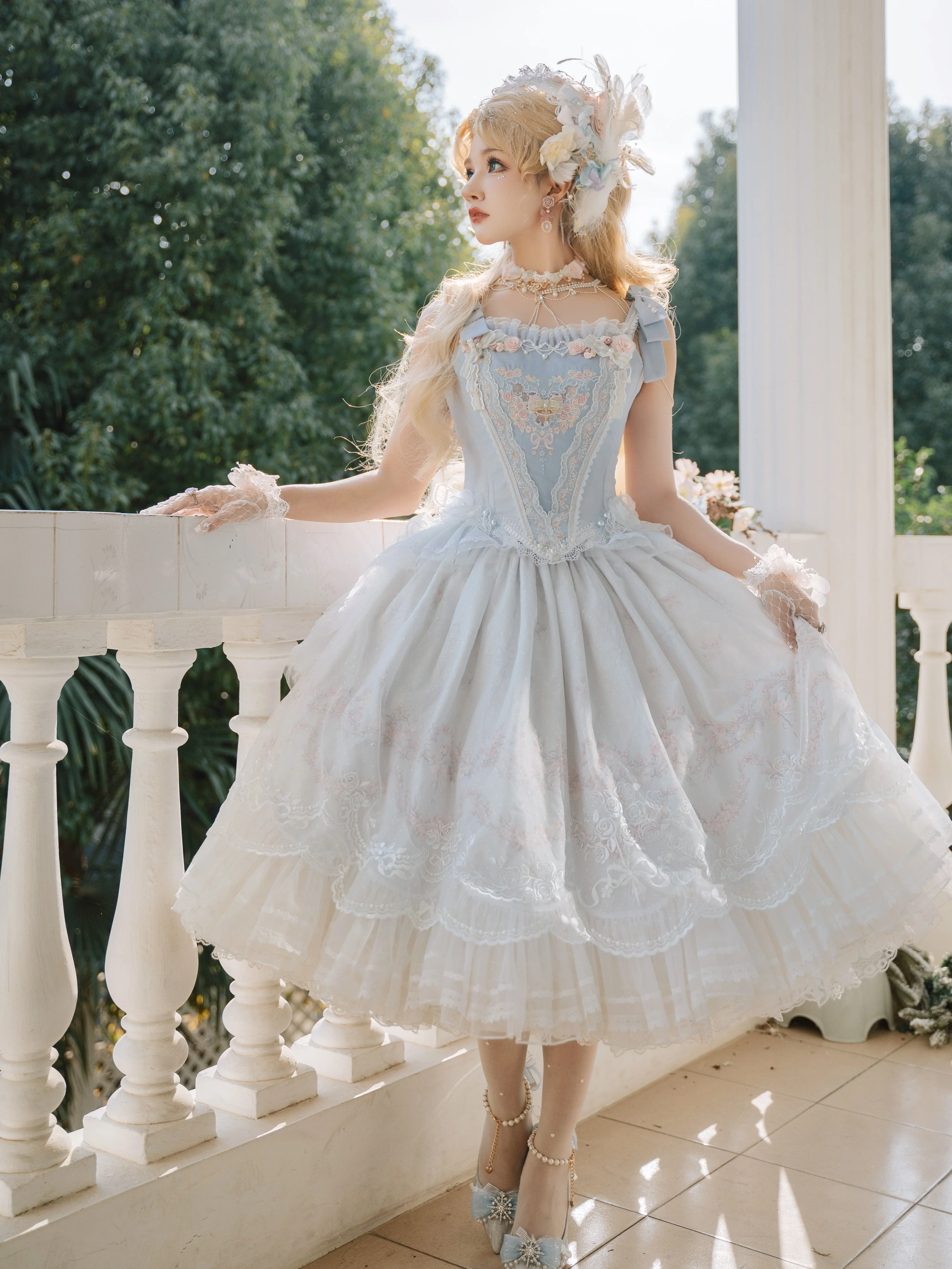 Dreamy Dance Gorgeous Lolita JSK and SK - Image 8