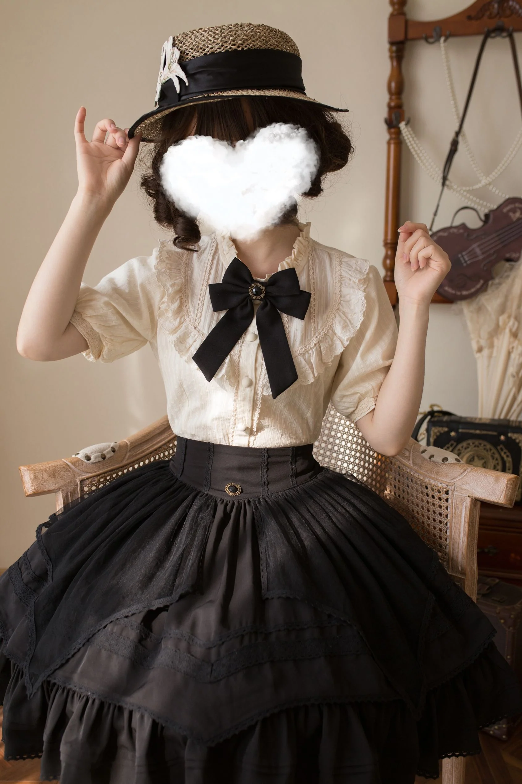 Rich Girl - Elegant Lolita SK and Shirt - Image 10