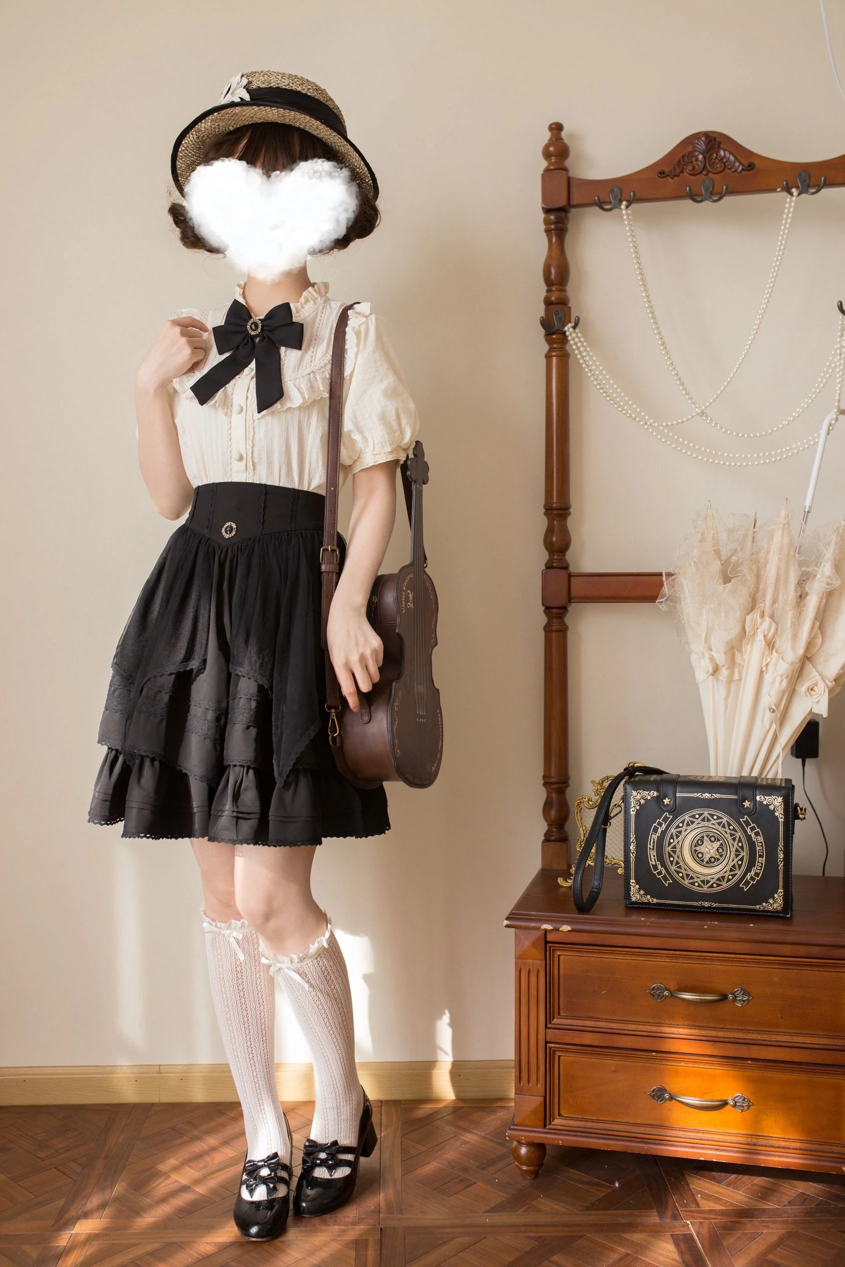 Rich Girl - Elegant Lolita SK and Shirt - Image 12