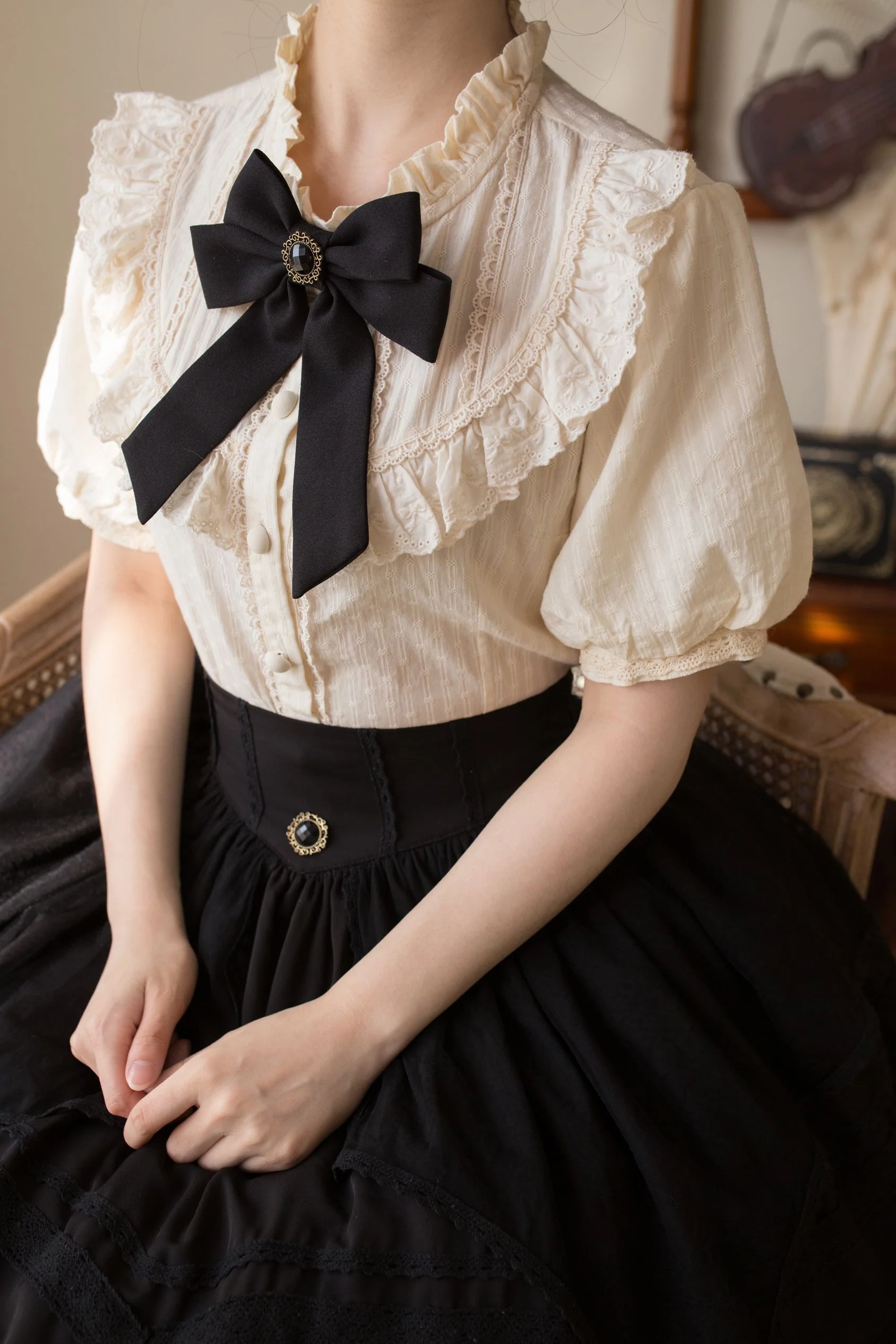 Rich Girl - Elegant Lolita SK and Shirt - Image 13