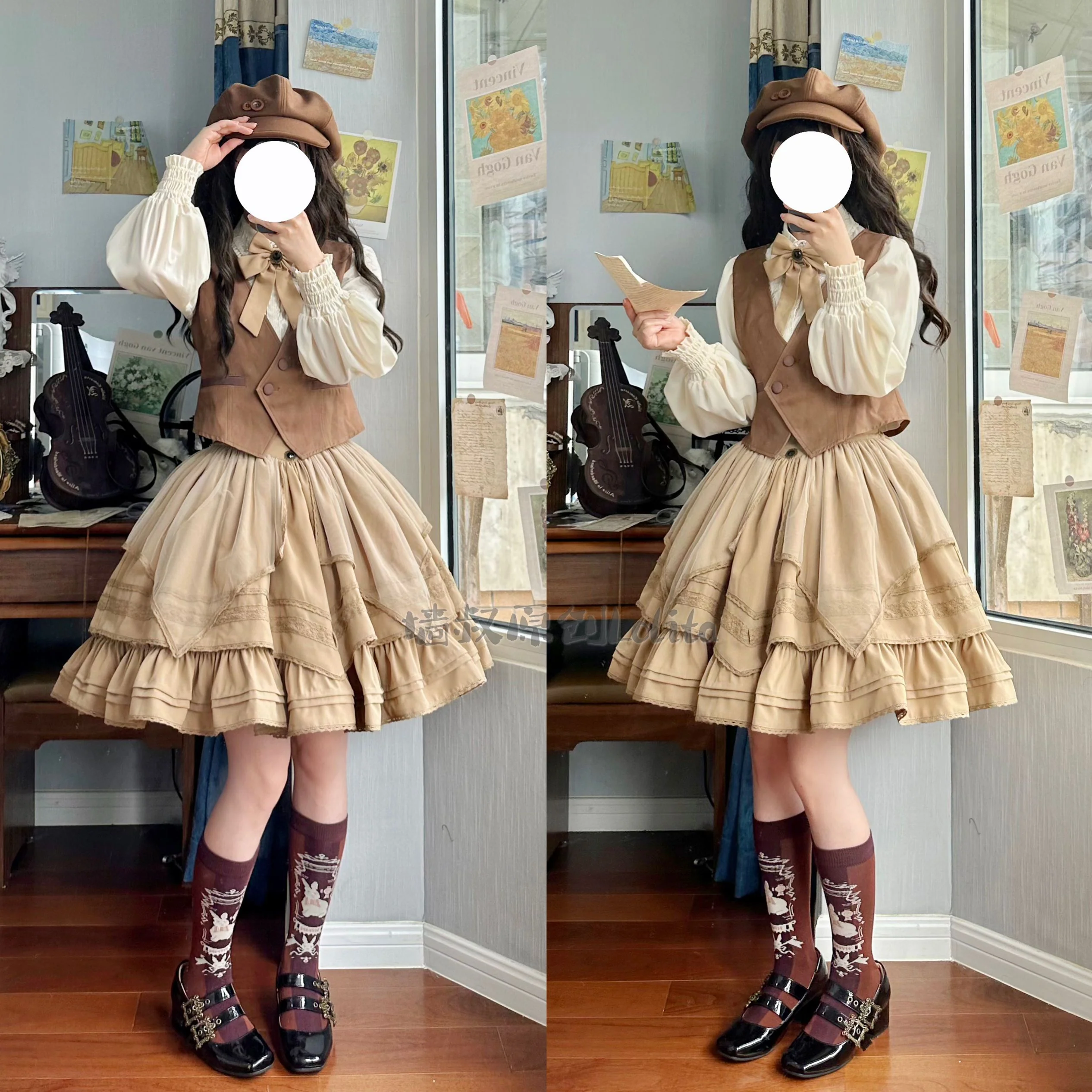 Rich Girl - Elegant Lolita SK and Shirt - Image 17