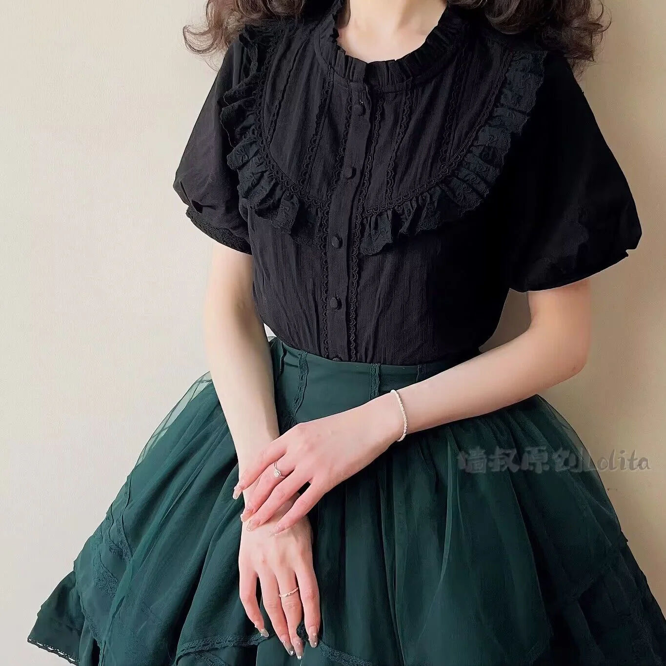 Rich Girl - Elegant Lolita SK and Shirt - Image 20