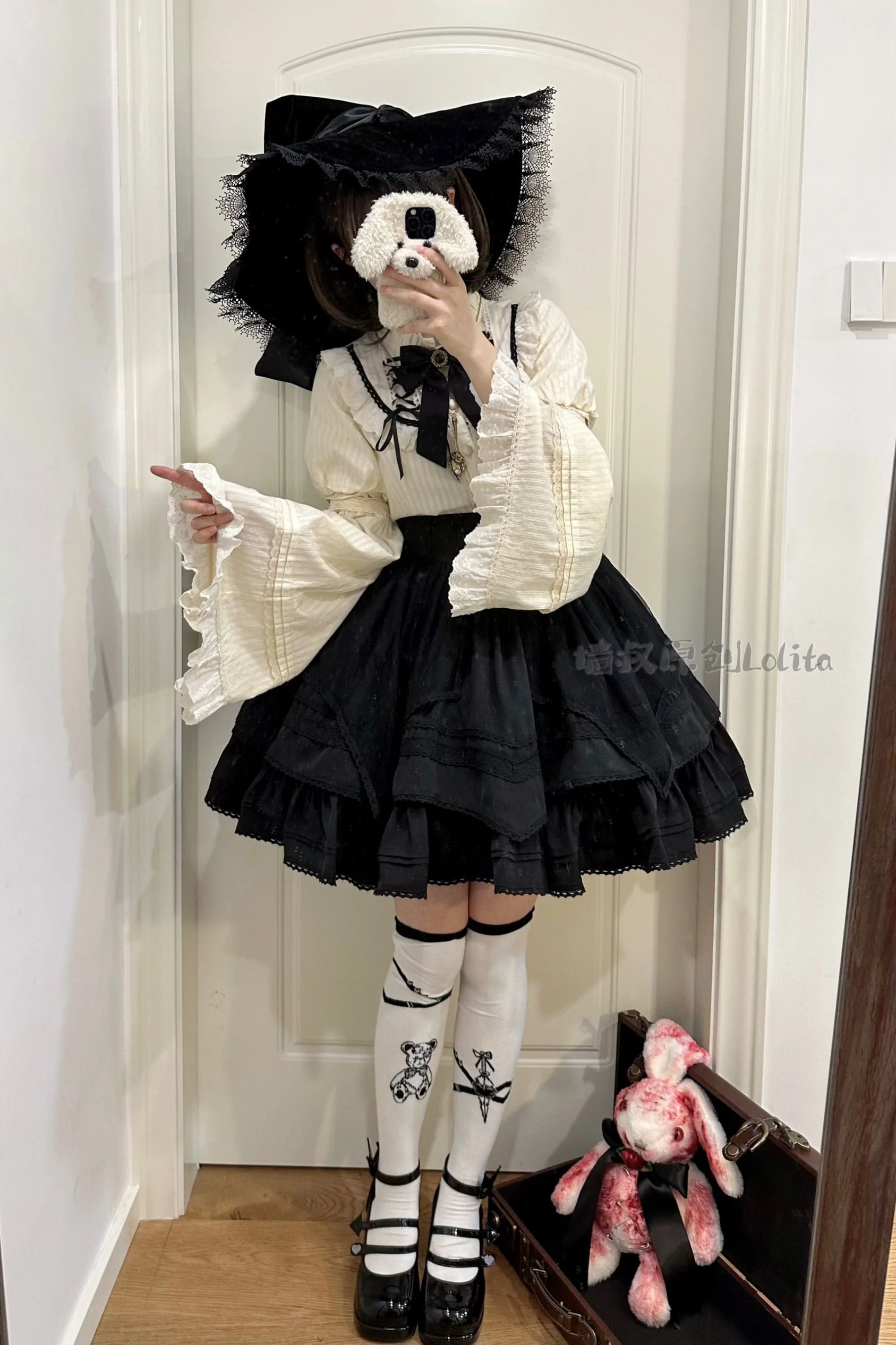 Rich Girl - Elegant Lolita SK and Shirt - Image 25