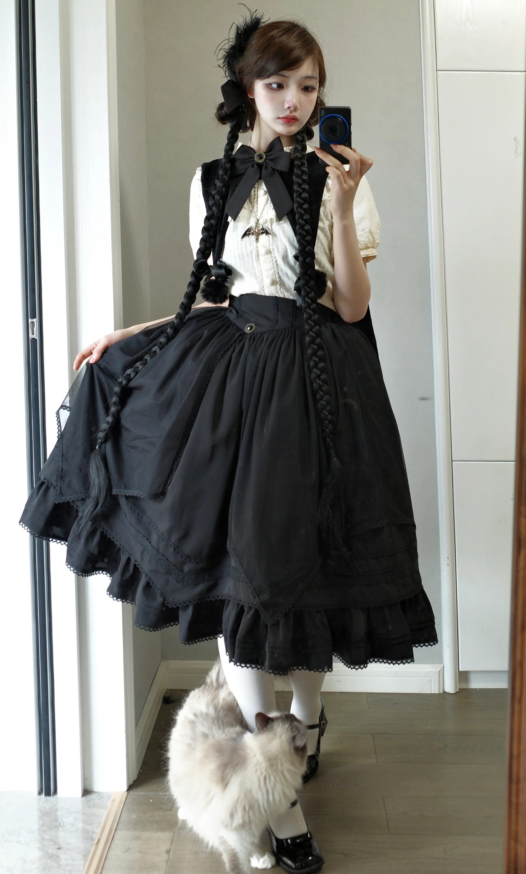 Rich Girl - Elegant Lolita SK and Shirt - Image 27