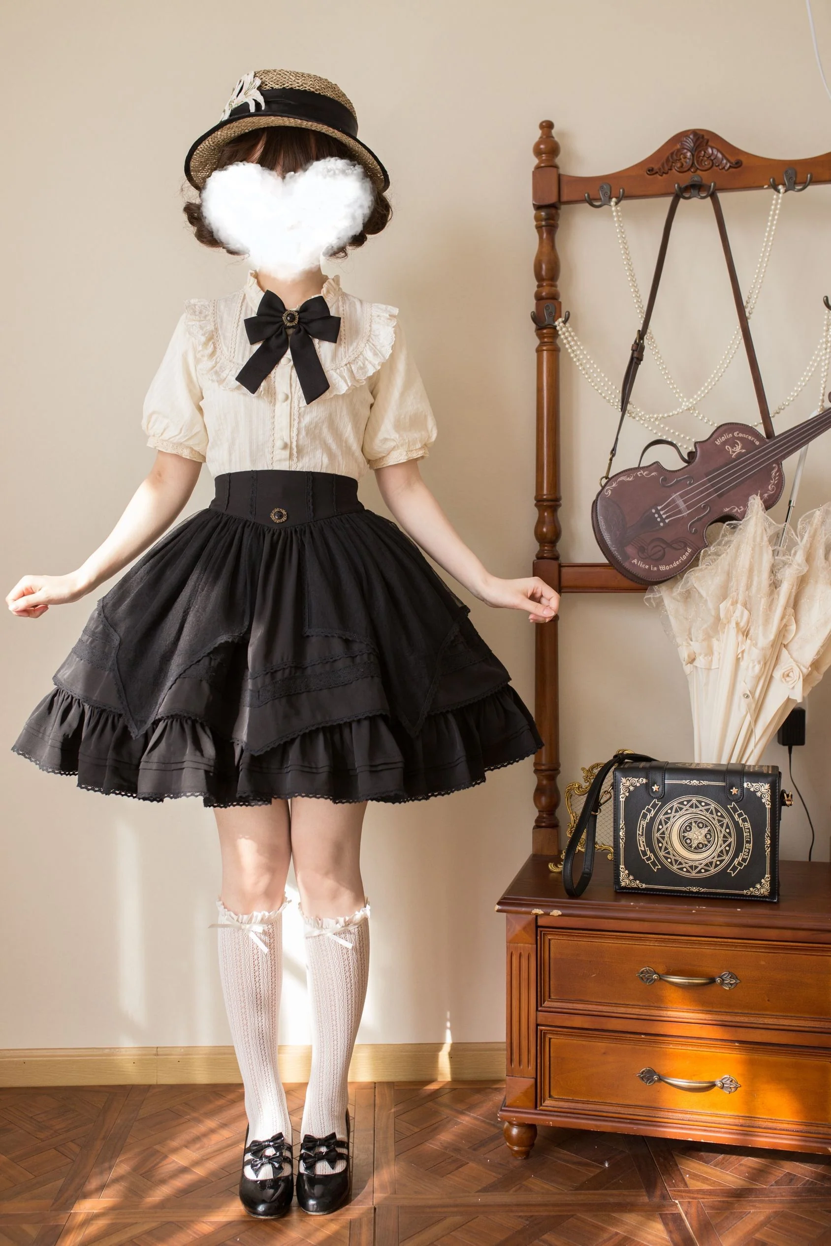 Rich Girl - Elegant Lolita SK and Shirt - Image 3
