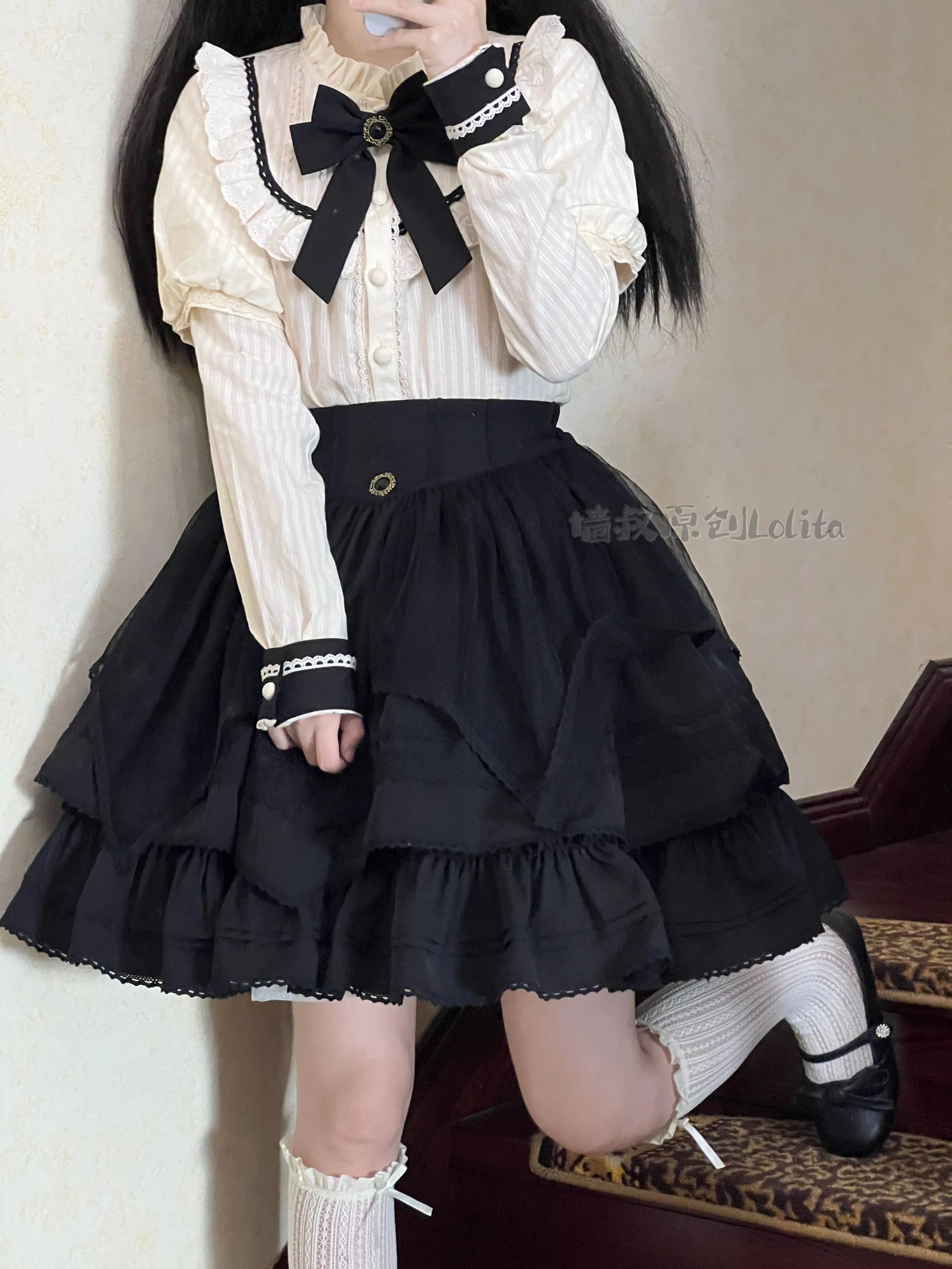 Rich Girl - Elegant Lolita SK and Shirt - Image 34