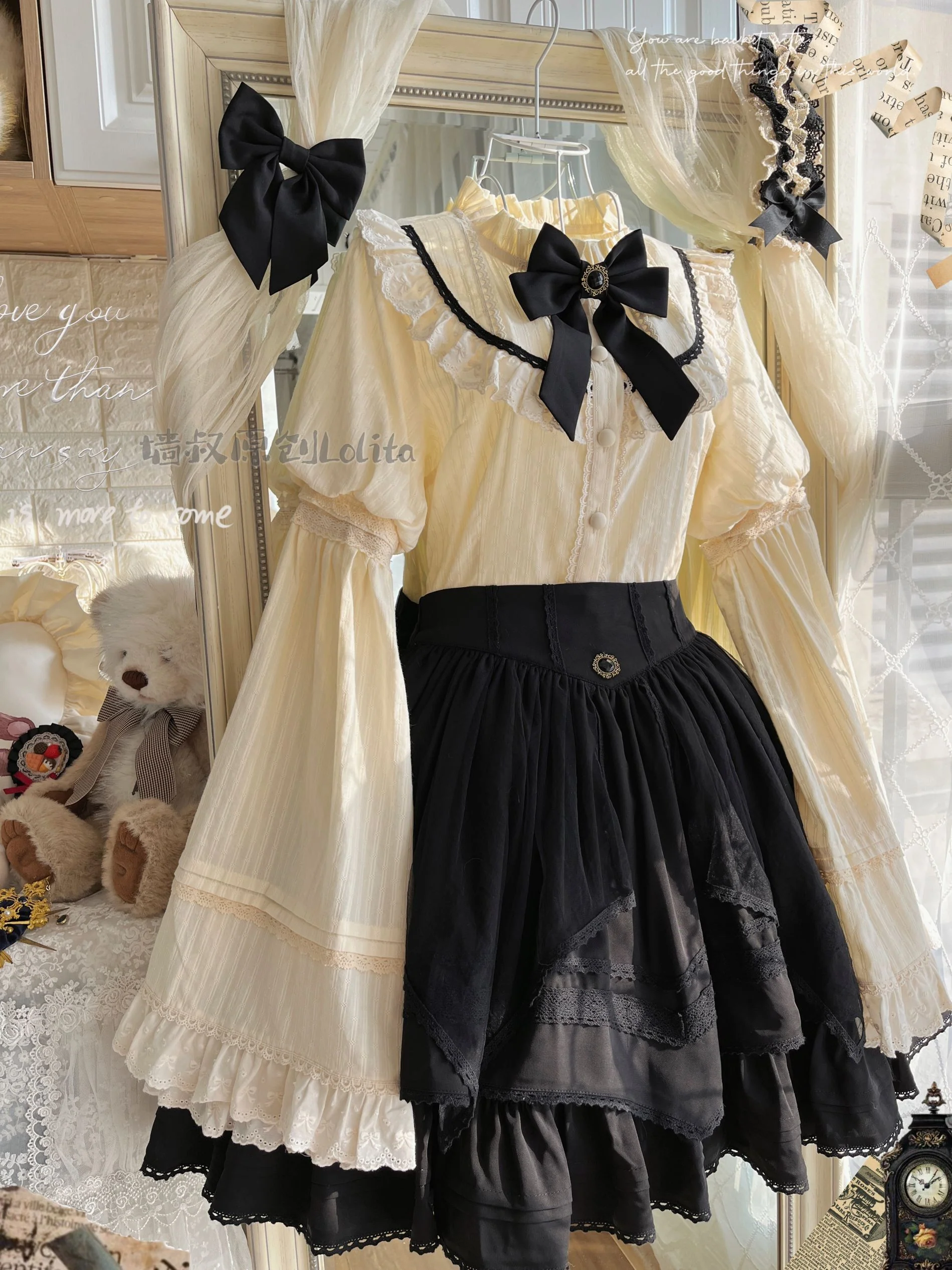 Rich Girl - Elegant Lolita SK and Shirt - Image 36