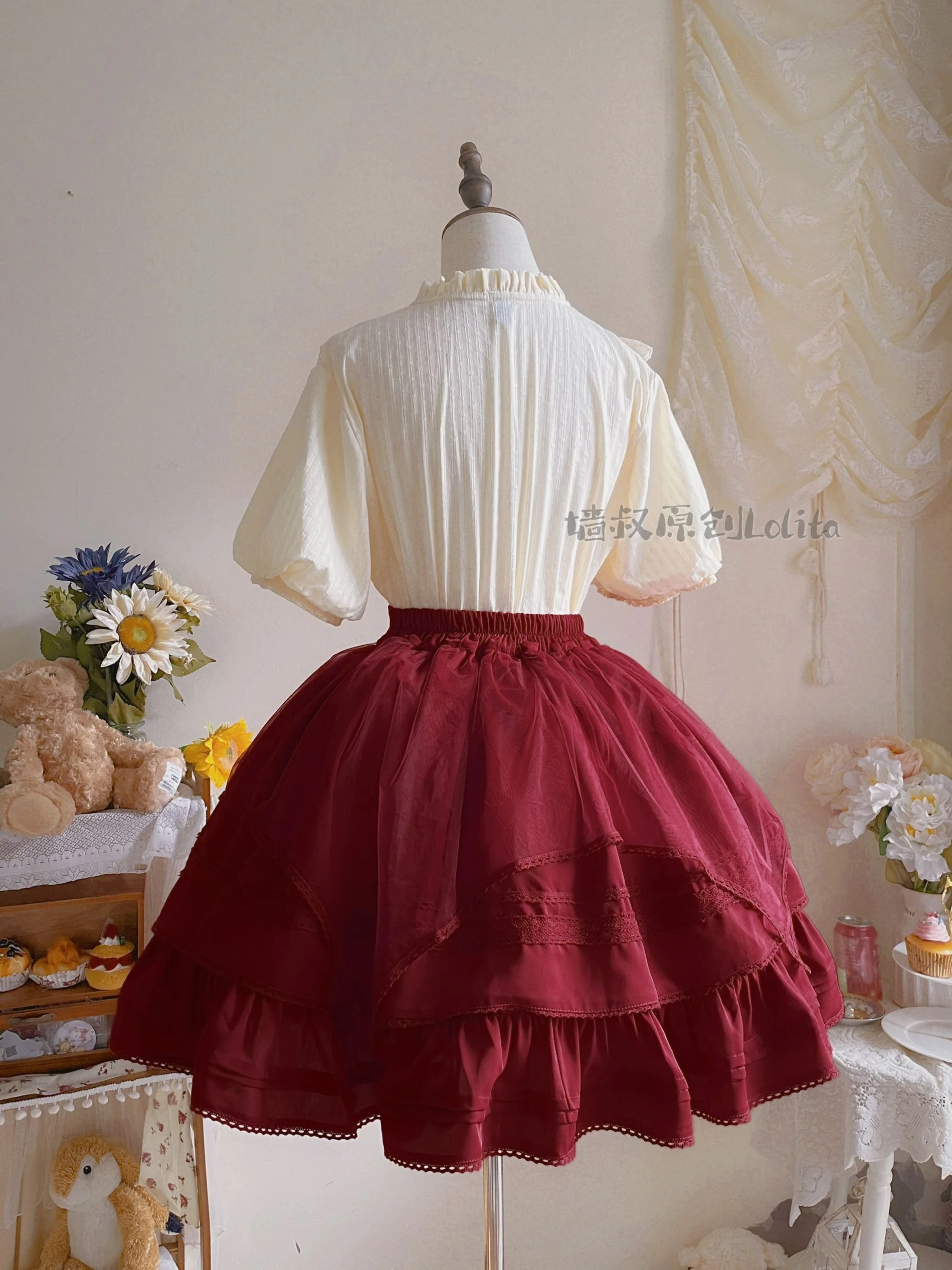 Rich Girl - Elegant Lolita SK and Shirt - Image 43