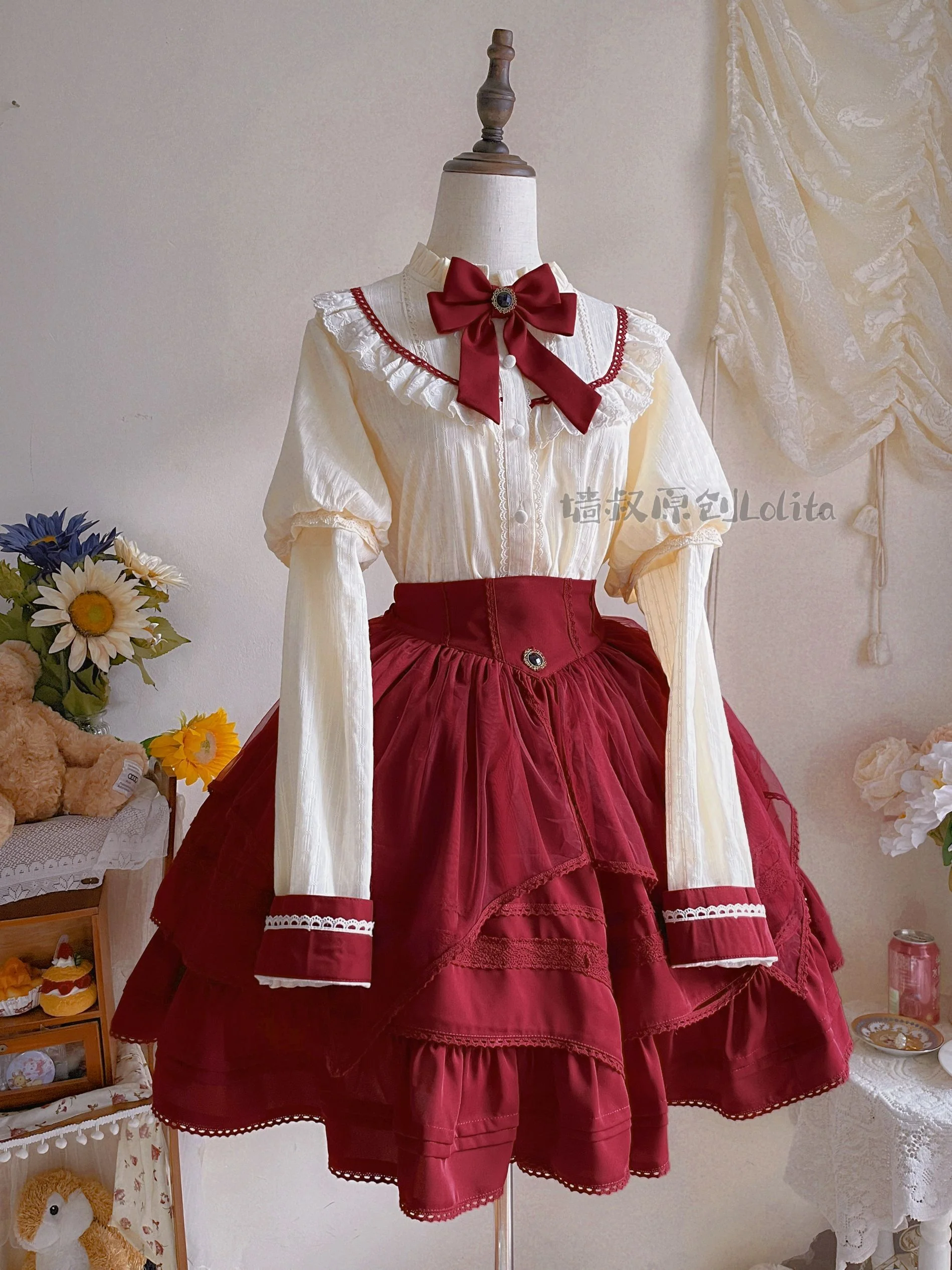Rich Girl - Elegant Lolita SK and Shirt - Image 44