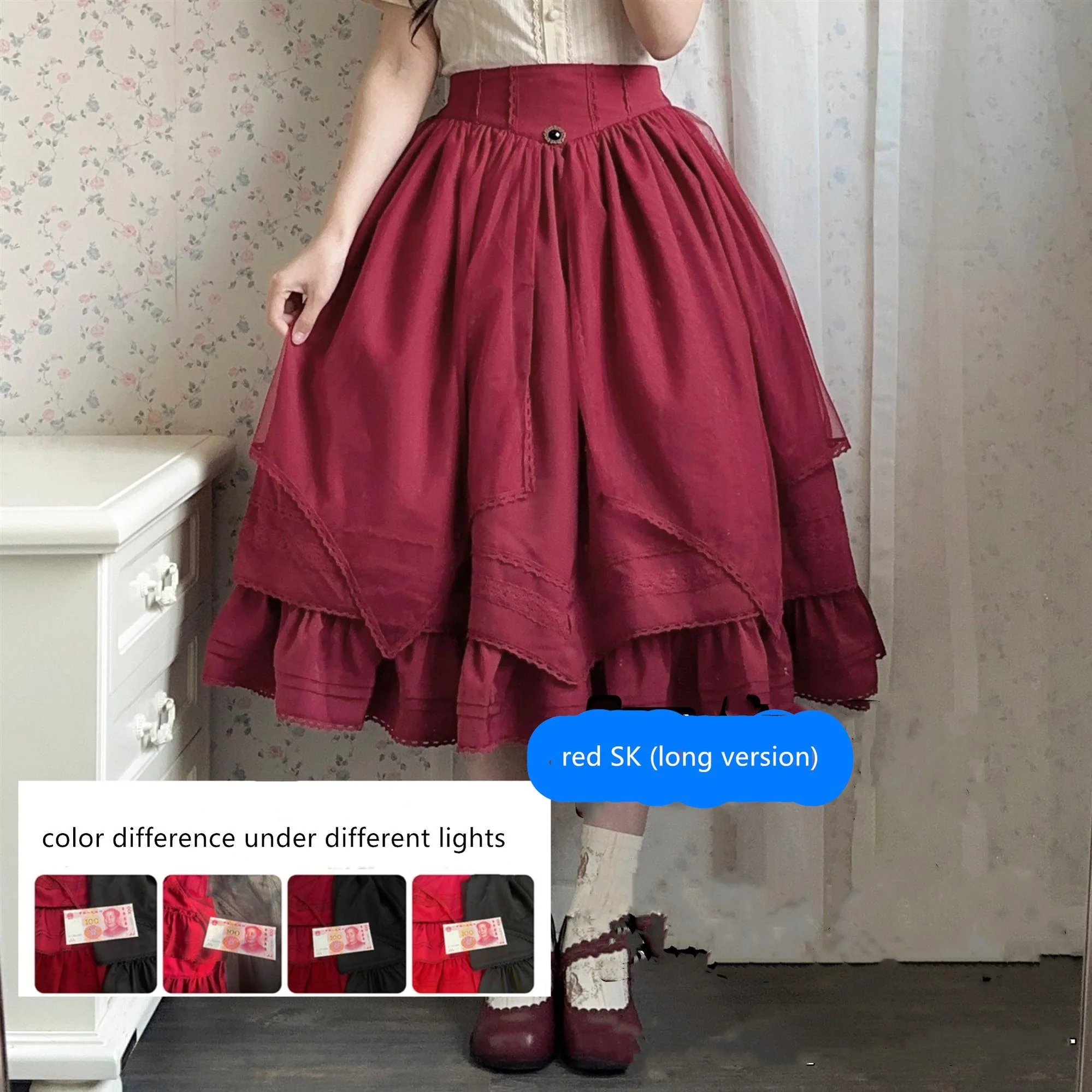 Rich Girl - Elegant Lolita SK and Shirt - Image 55