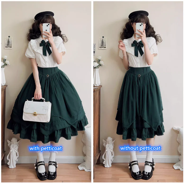 Rich Girl - Elegant Lolita SK and Shirt - Image 74