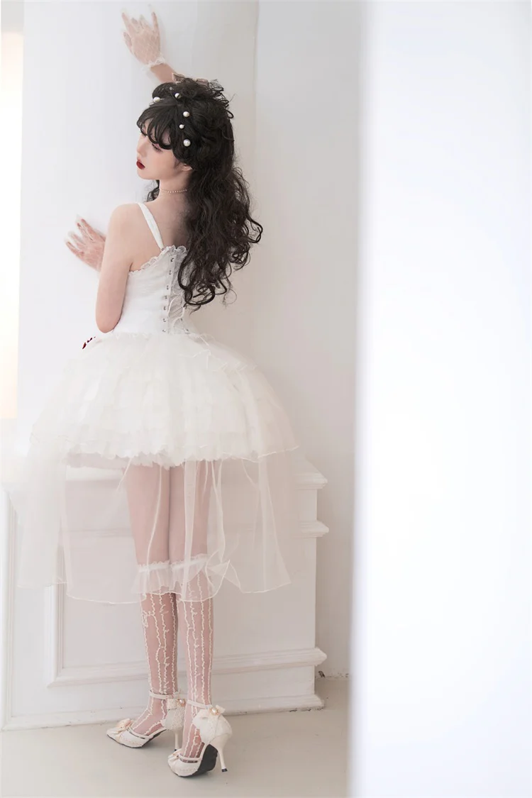 Little Rose - Summer Casual Lolita Fashion Dress Sexy JSK - Image 20