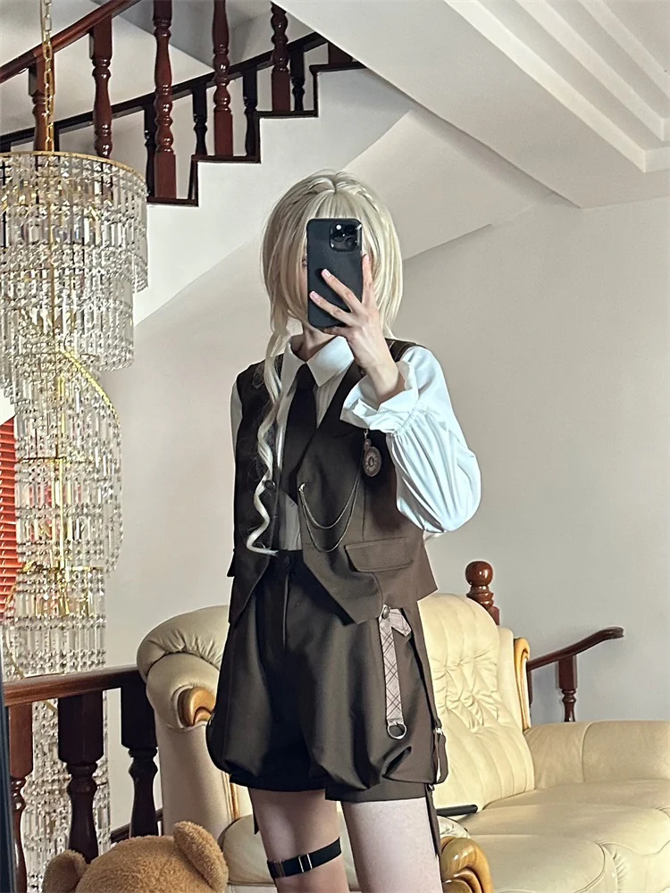 Detective Rabbit Kiri - Ouji Lolita Outfits, Backpack Pants - Image 23