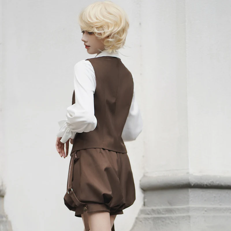 Detective Rabbit Kiri - Ouji Lolita Outfits, Backpack Pants - Image 5