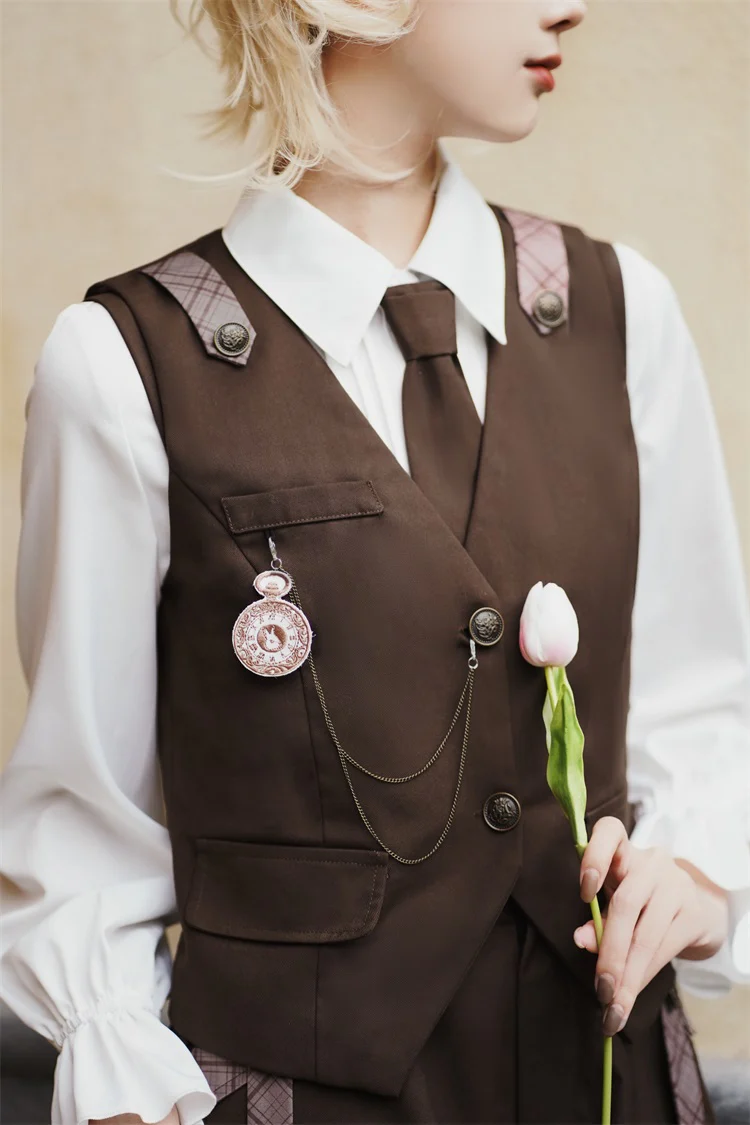 Detective Rabbit Kiri - Ouji Lolita Outfits, Backpack Pants - Image 7