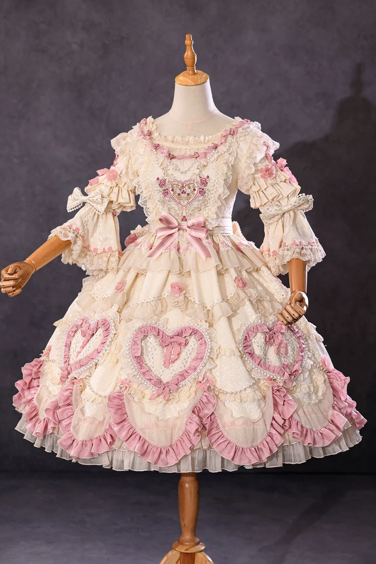 Antique Cake - Vintage Lolita Accessories, Flower Accent - Image 25