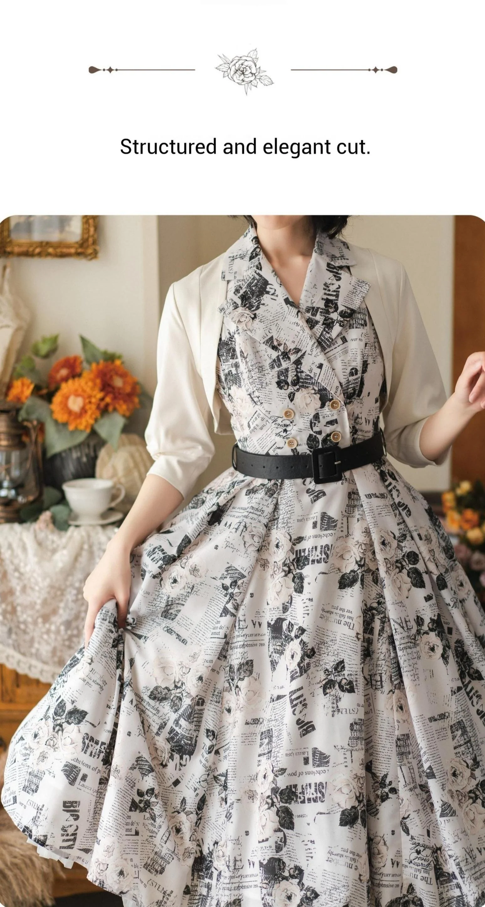 Afternoon Forest - Vintage Lolita Bolero for Summer Days - Image 10