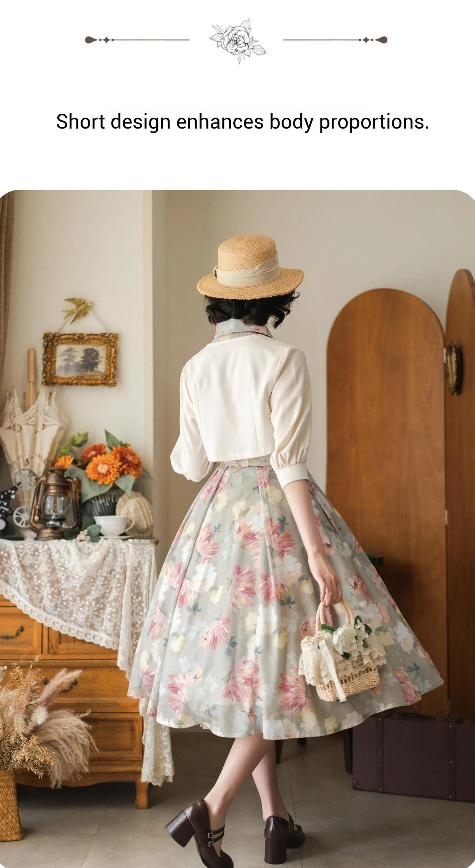 Afternoon Forest - Vintage Lolita Bolero for Summer Days - Image 12