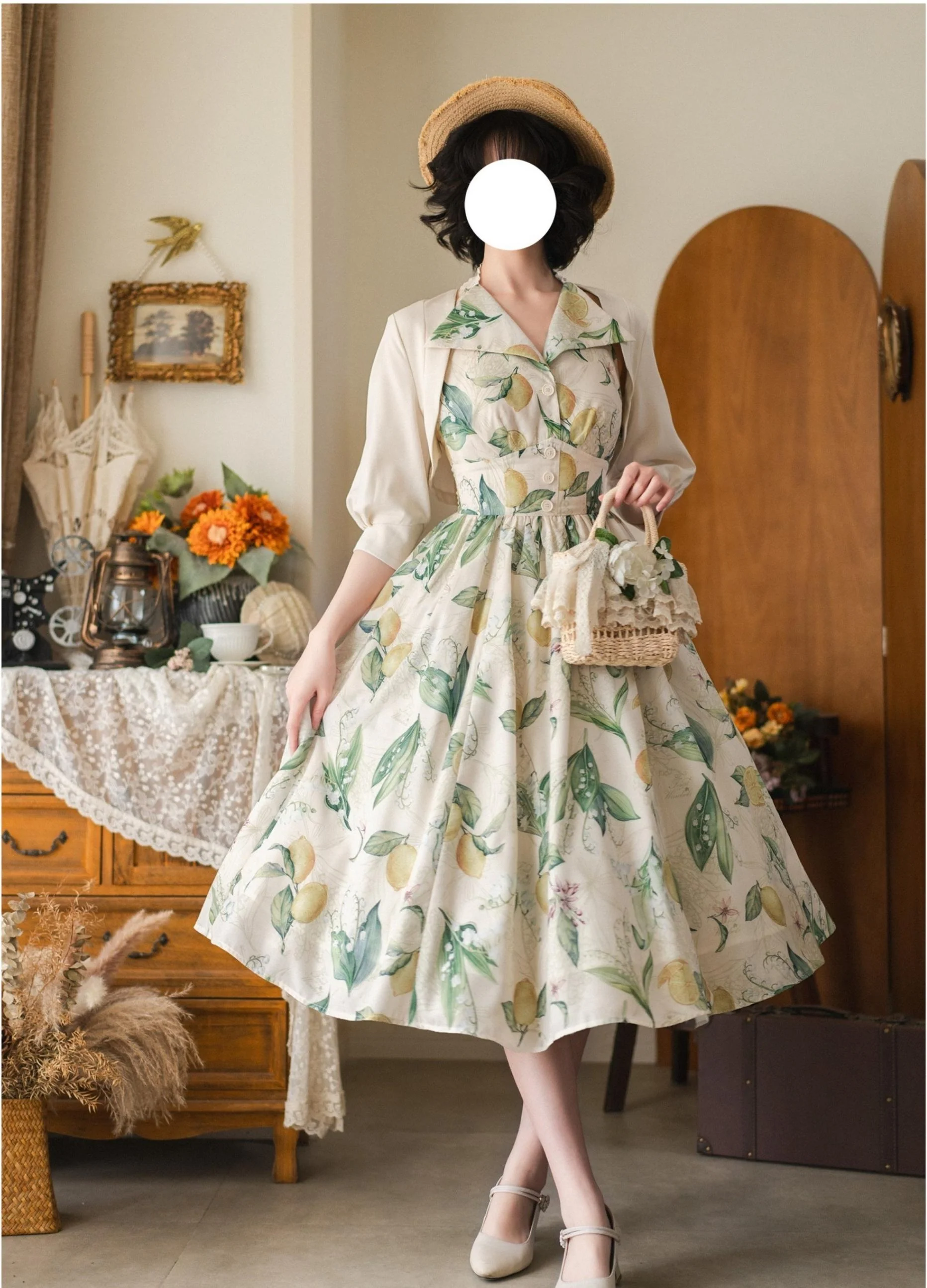 Afternoon Forest - Vintage Lolita Bolero for Summer Days - Image 6