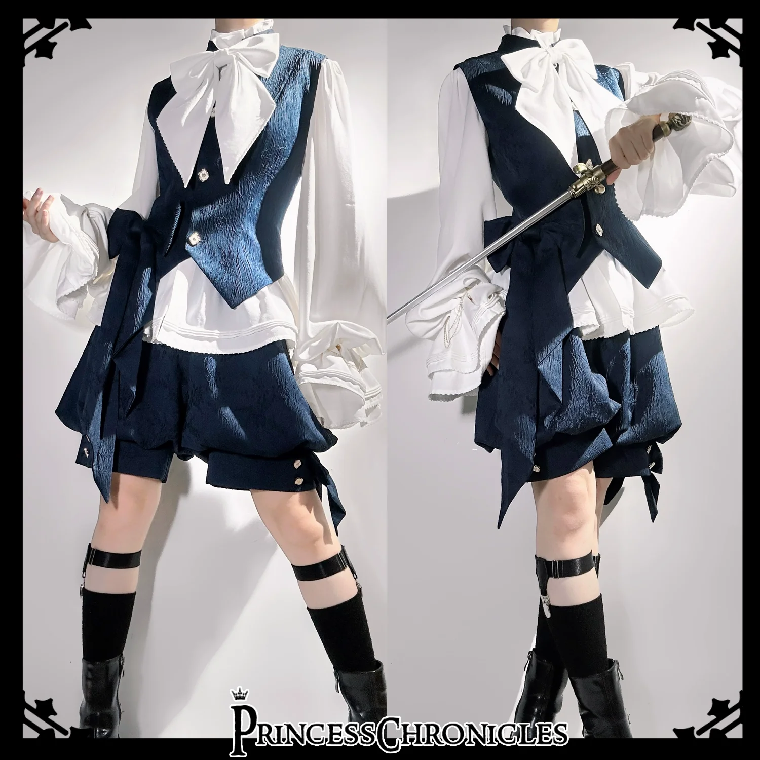 Rabbit - Vintage Lolita Jacket Rabbit Ear Set Lolita Vest - Image 24