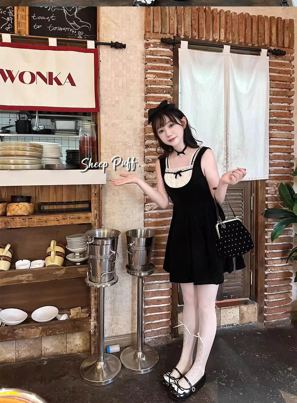 Young Layla - Vintage Lolita Shoes Low Heel Butterfly Shoes - Image 12