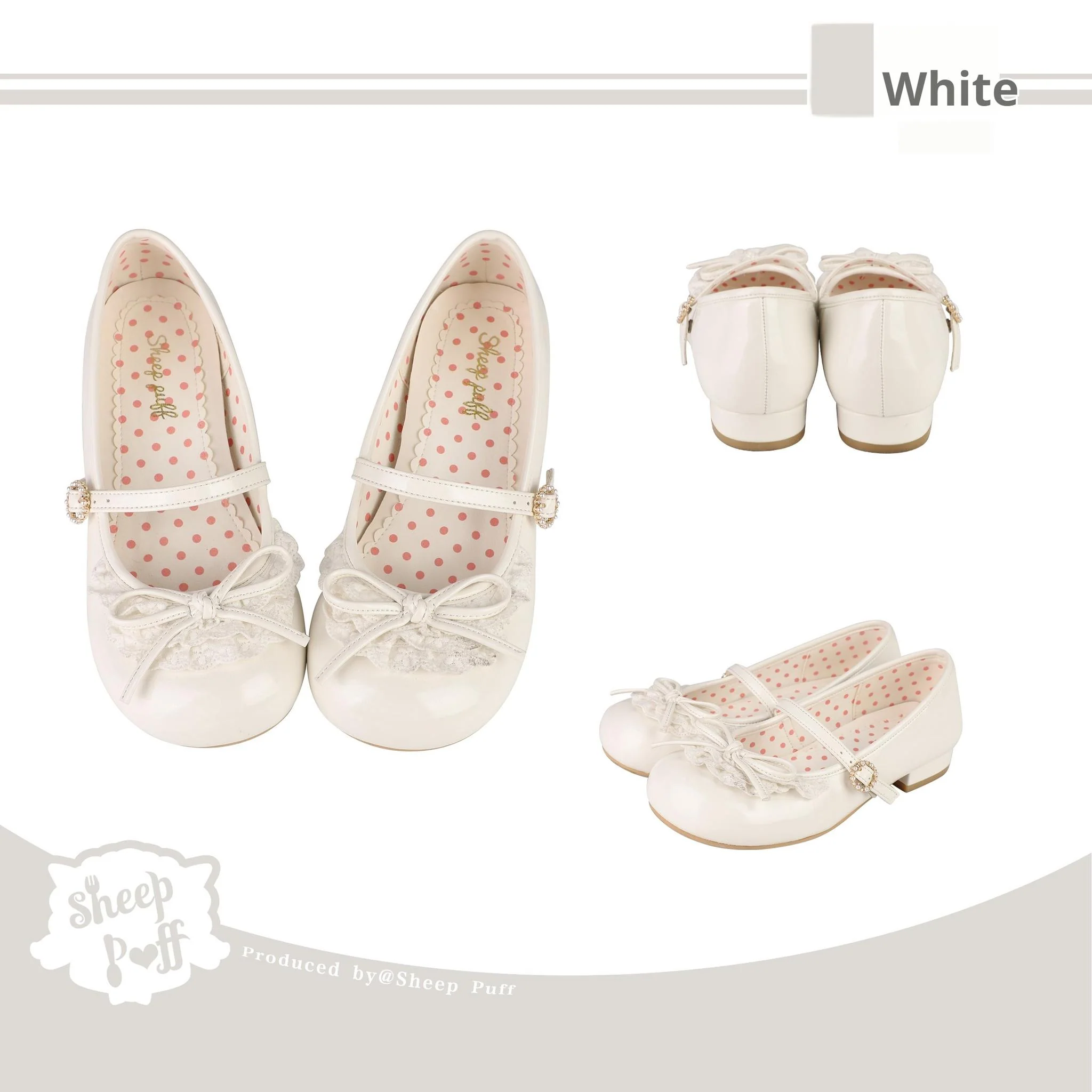 Young Layla - Vintage Lolita Shoes Low Heel Butterfly Shoes - Image 15
