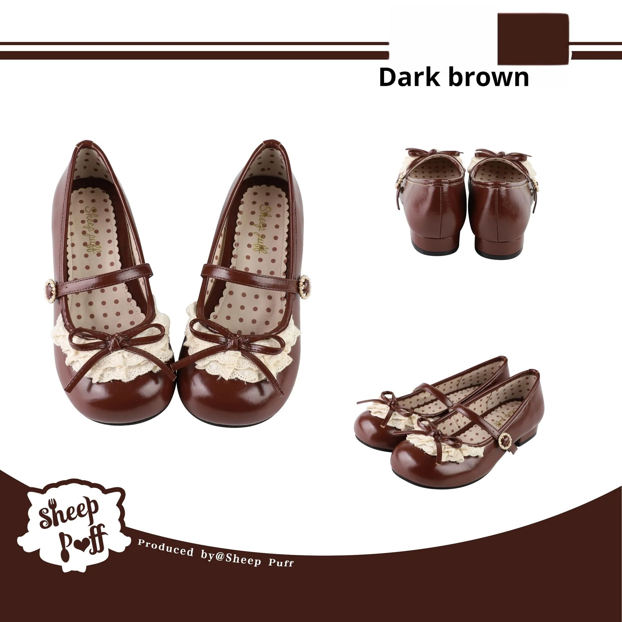 Young Layla - Vintage Lolita Shoes Low Heel Butterfly Shoes - Image 16