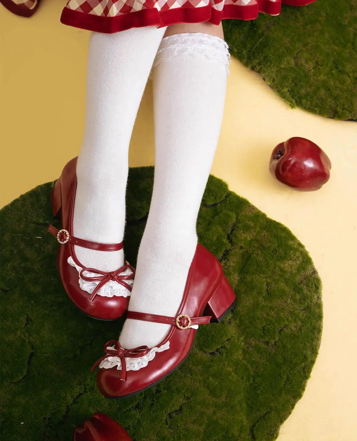 Young Layla - Vintage Lolita Shoes Low Heel Butterfly Shoes - Image 5