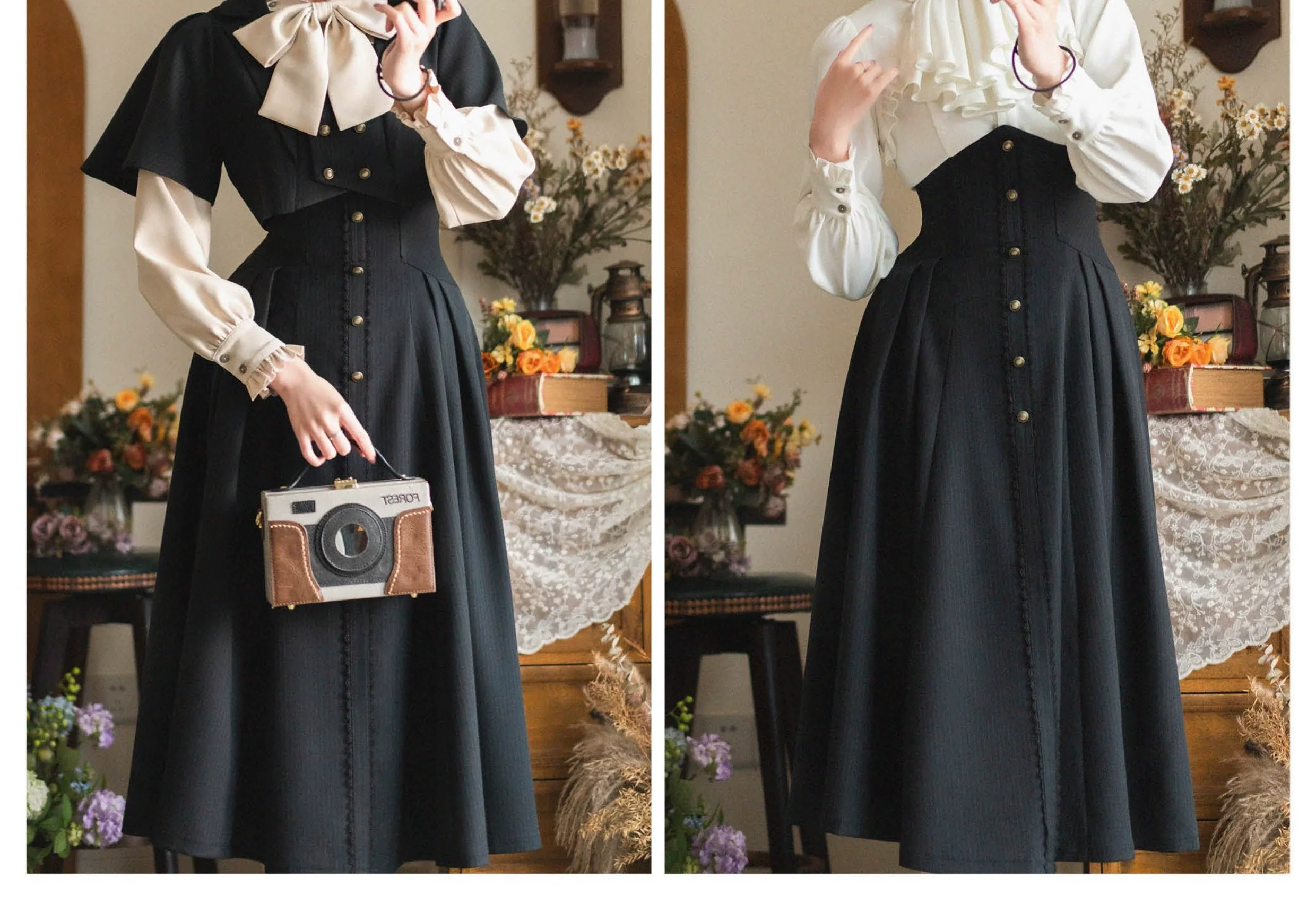 Forest Stationery - Classic Lolita SK Suit With Shirt And Coat - Image 12