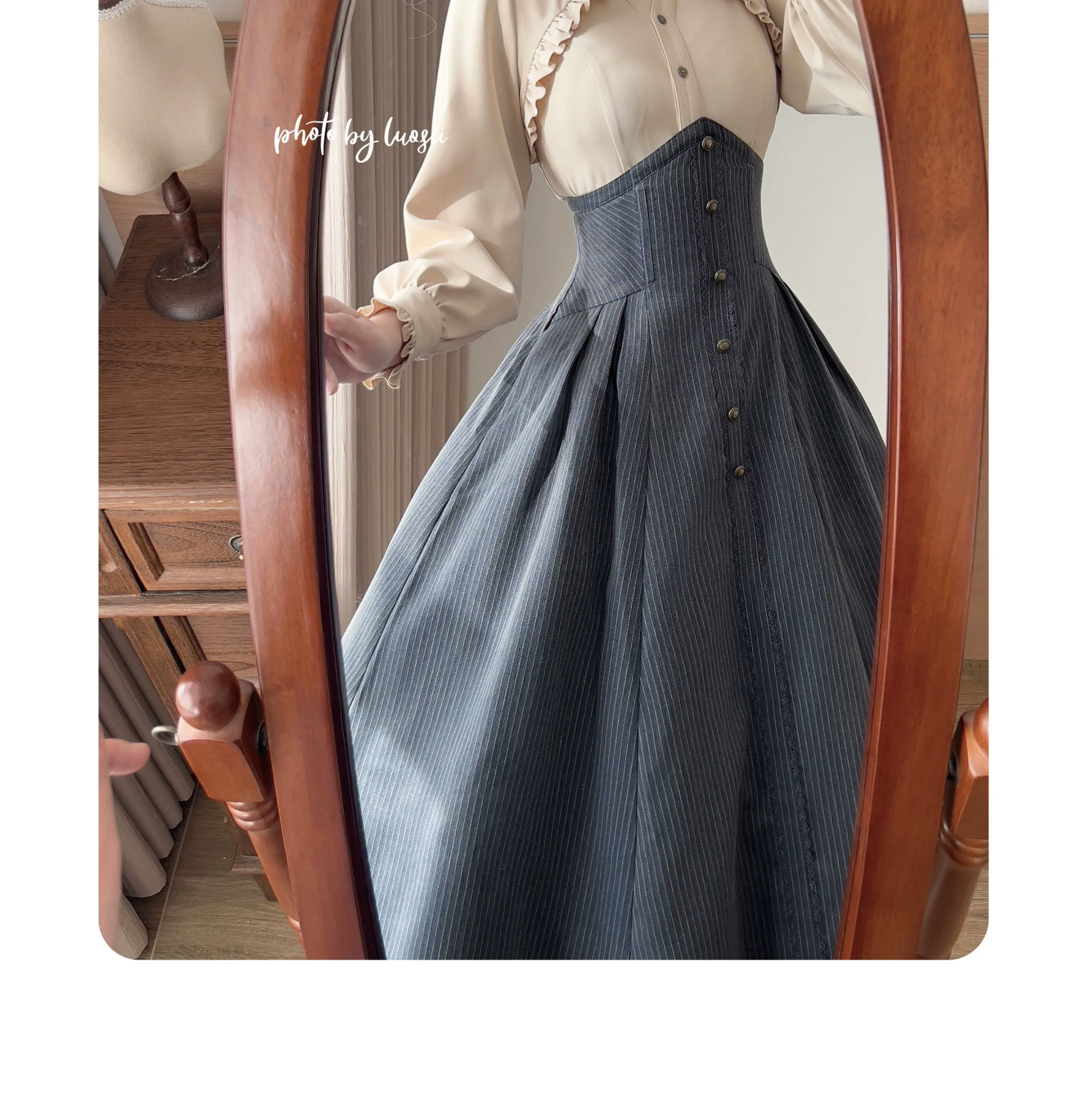 Forest Stationery - Classic Lolita SK Suit With Shirt And Coat - Image 14