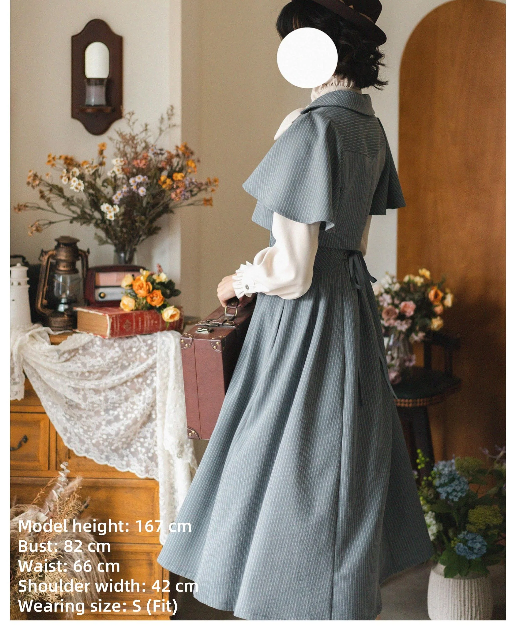 Forest Stationery - Classic Lolita SK Suit With Shirt And Coat - Image 18