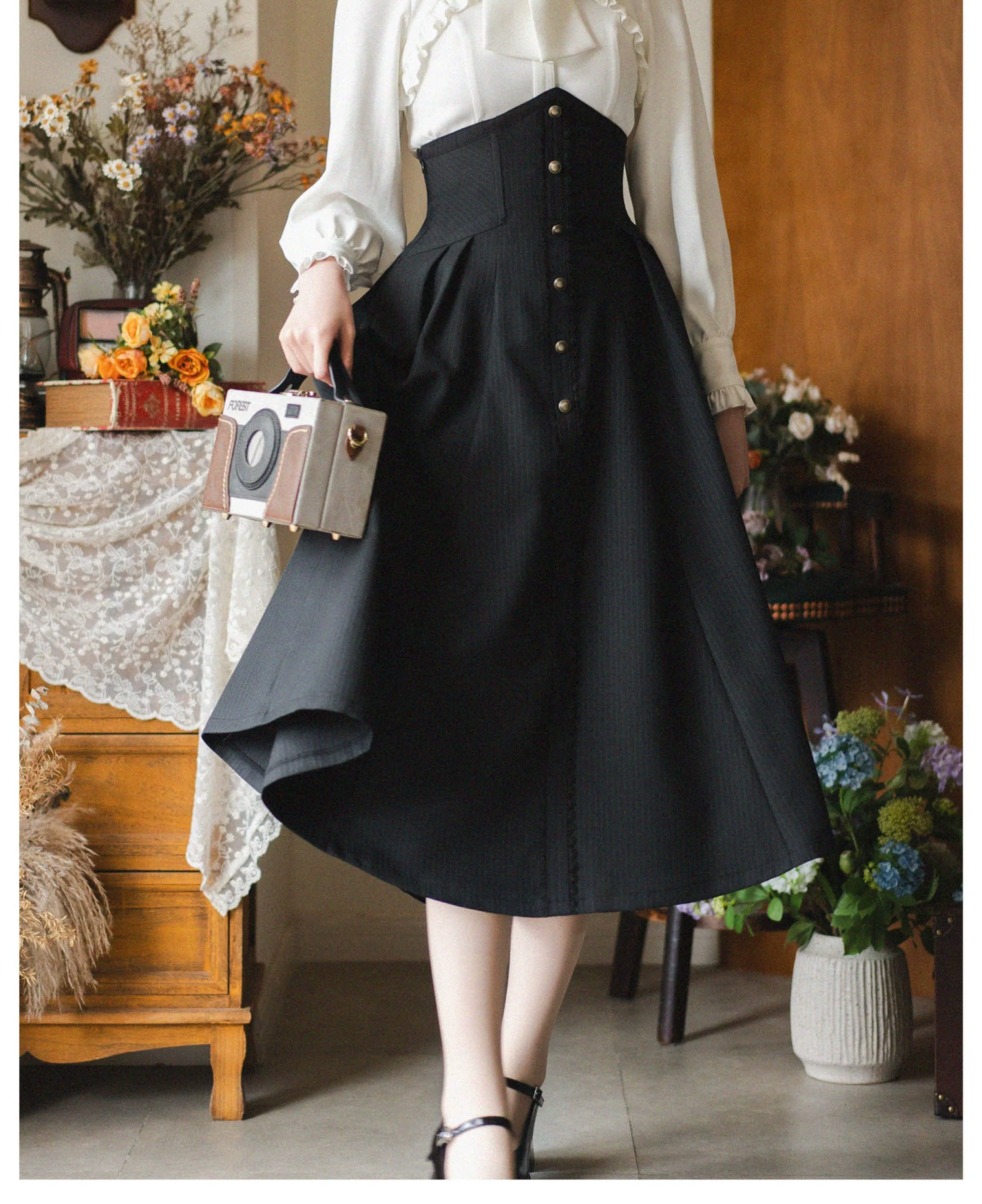 Forest Stationery - Classic Lolita SK Suit With Shirt And Coat - Image 22