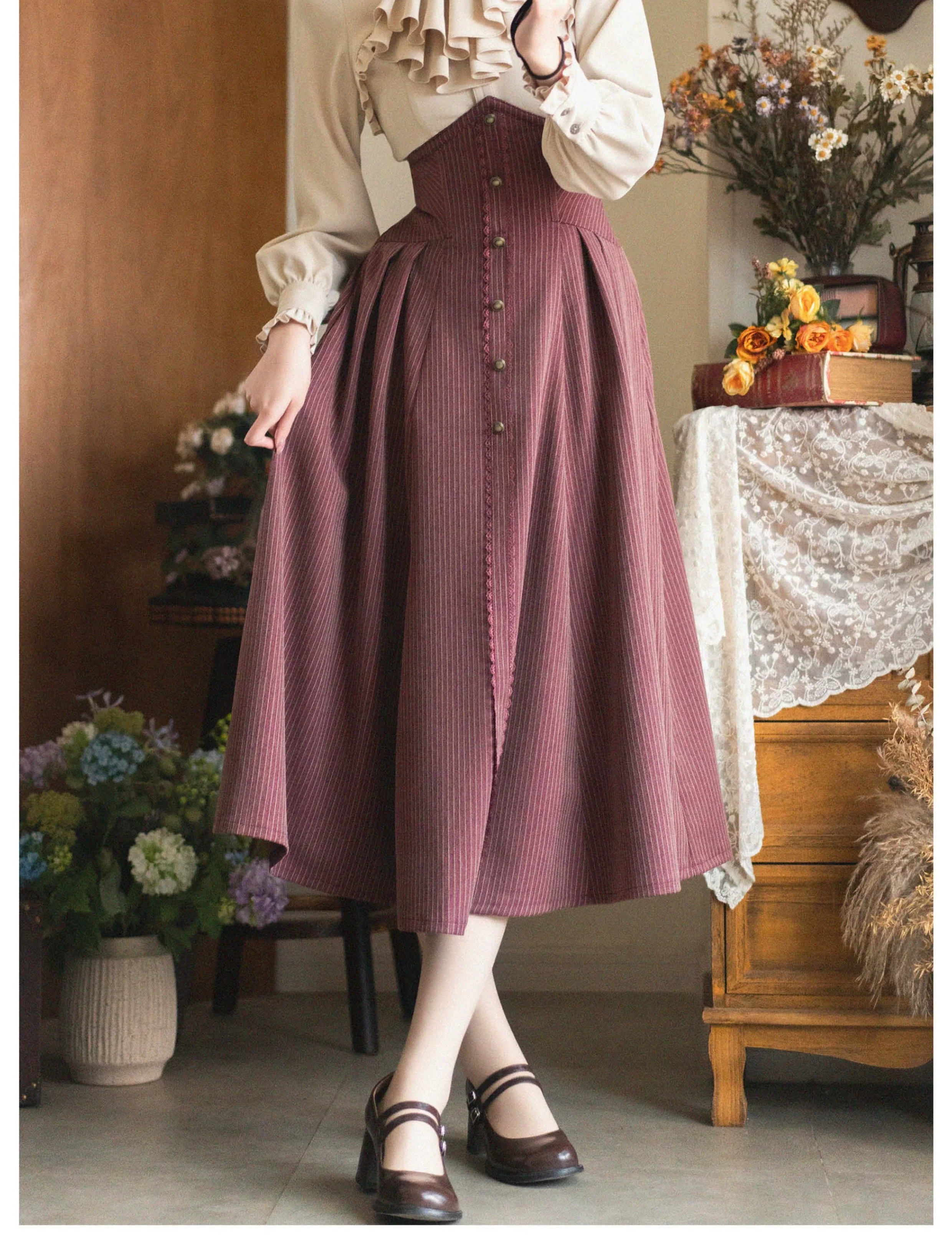 Forest Stationery - Classic Lolita SK Suit With Shirt And Coat - Image 26