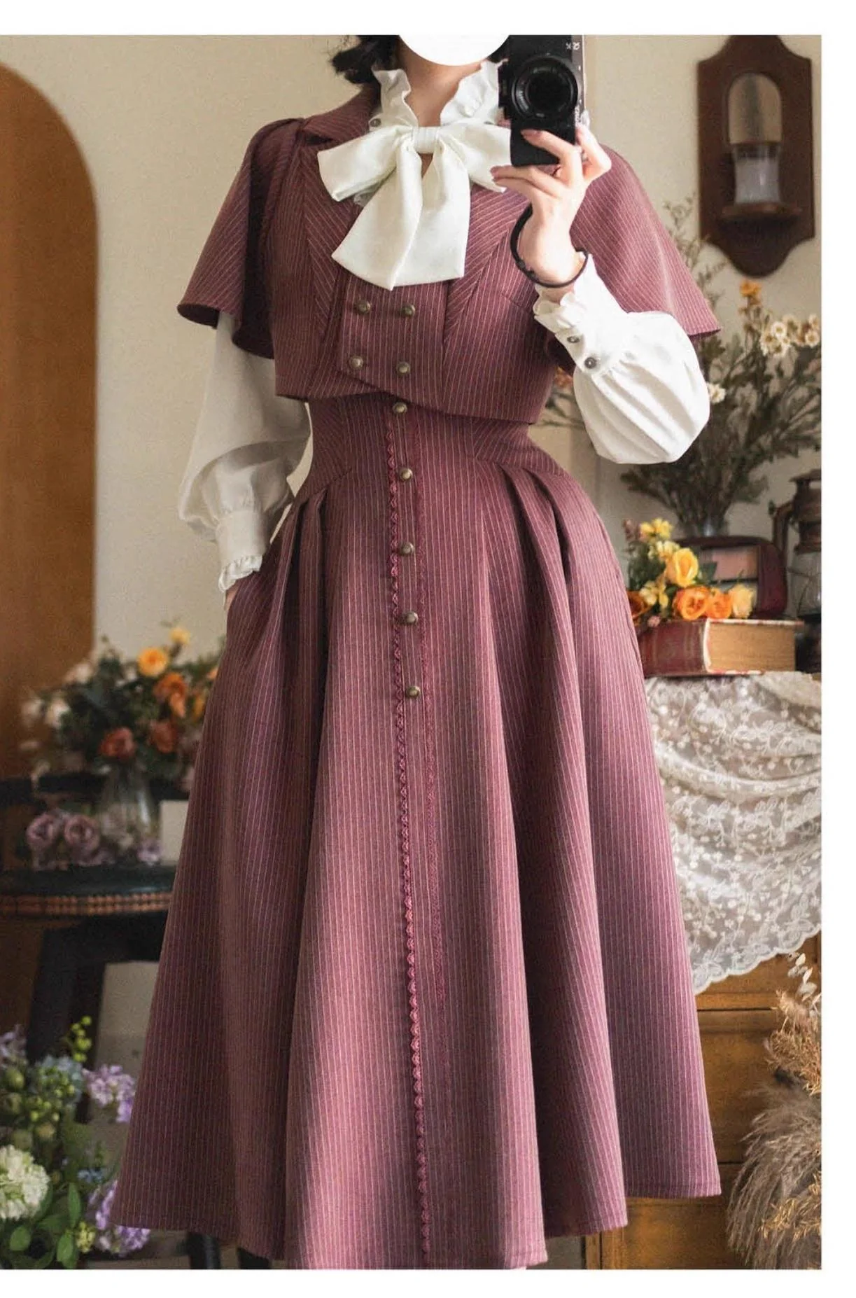 Forest Stationery - Classic Lolita SK Suit With Shirt And Coat - Image 27