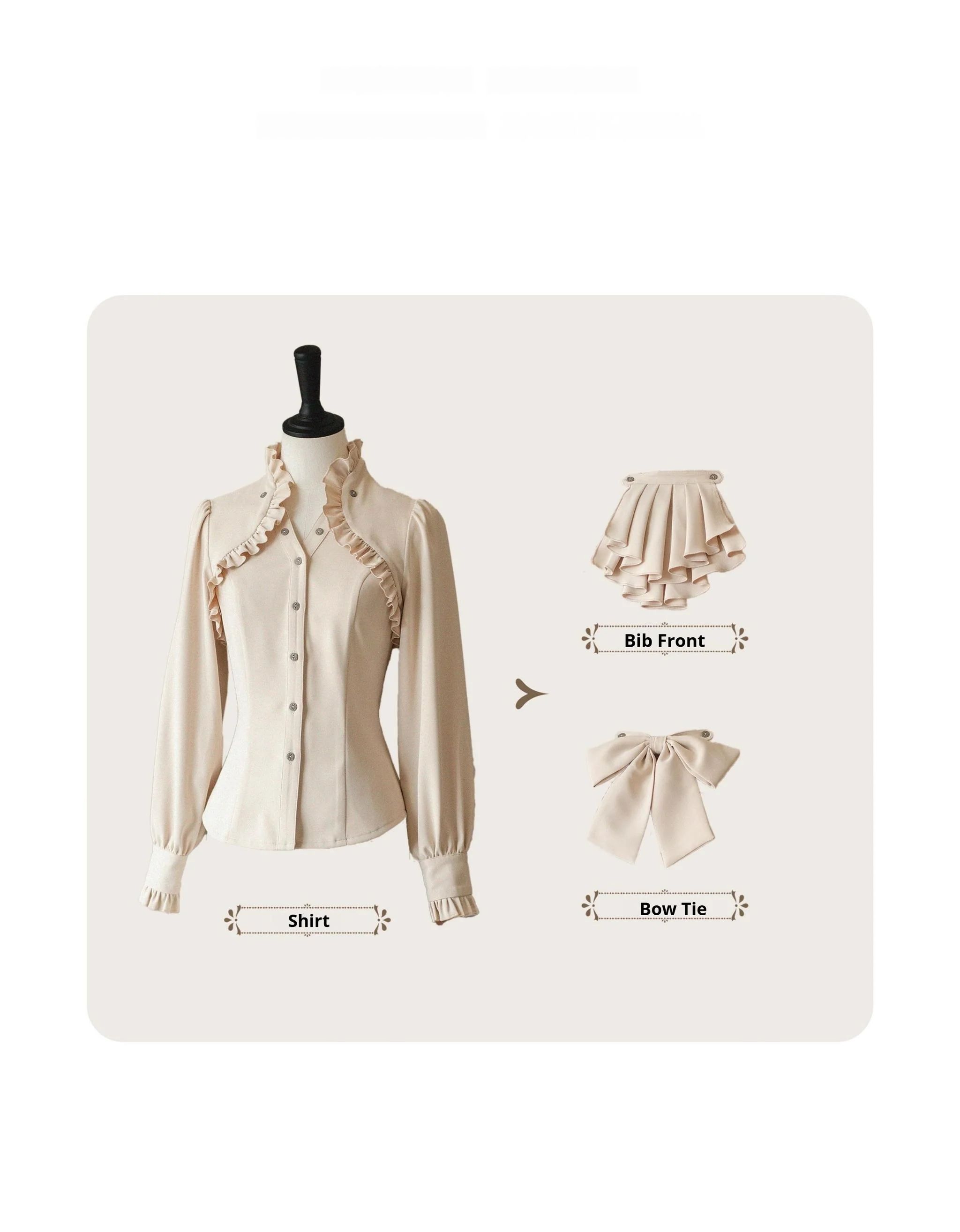 Forest Stationery - Classic Lolita SK Suit With Shirt And Coat - Image 28