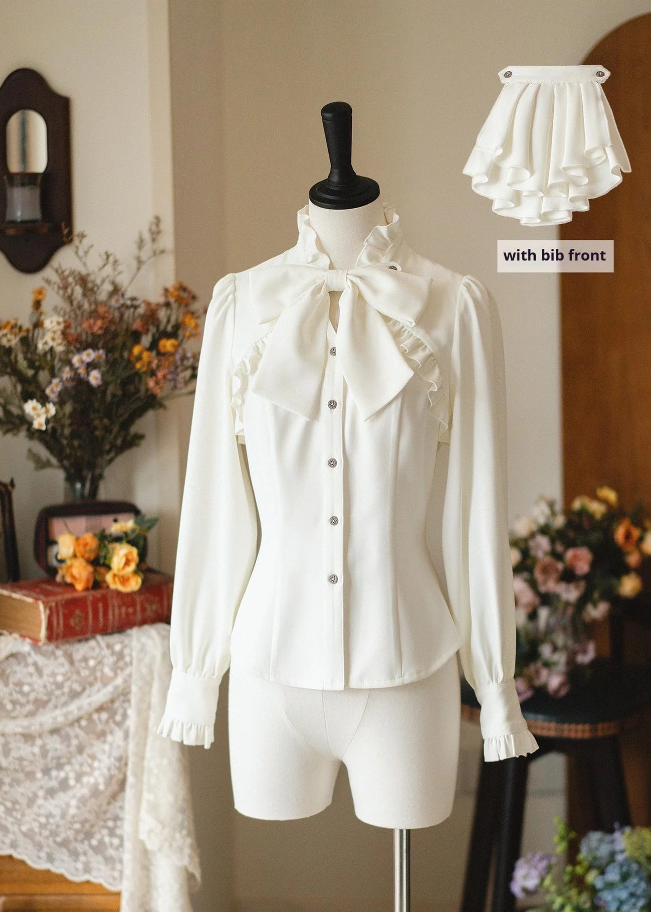 Forest Stationery - Classic Lolita SK Suit With Shirt And Coat - Image 31