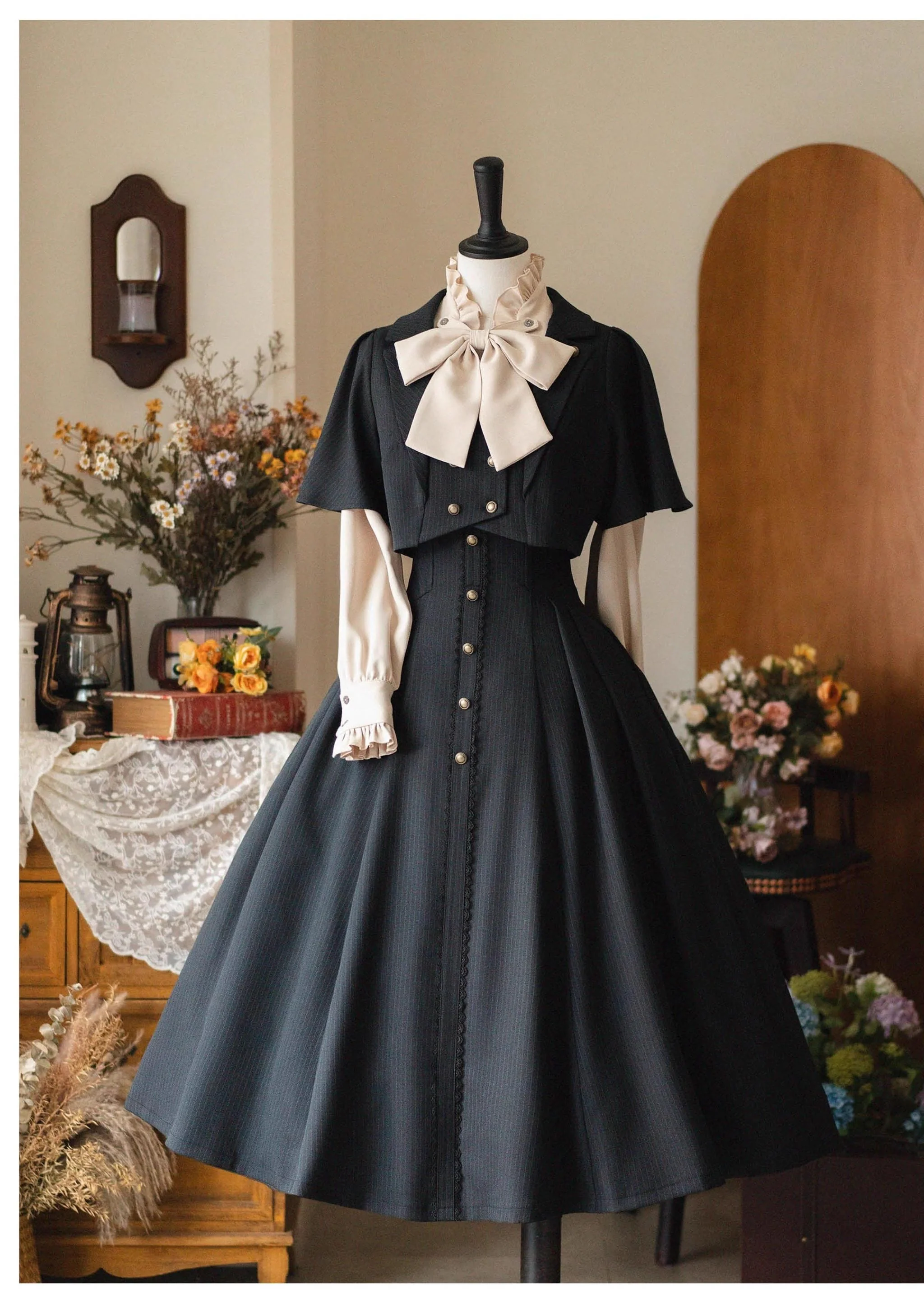 Forest Stationery - Classic Lolita SK Suit With Shirt And Coat - Image 35
