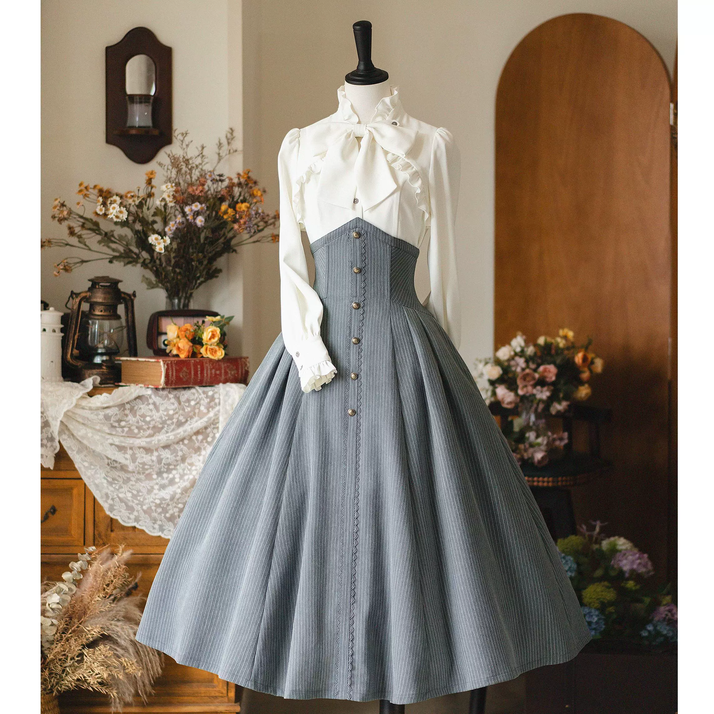Forest Stationery - Classic Lolita SK Suit With Shirt And Coat - Image 41