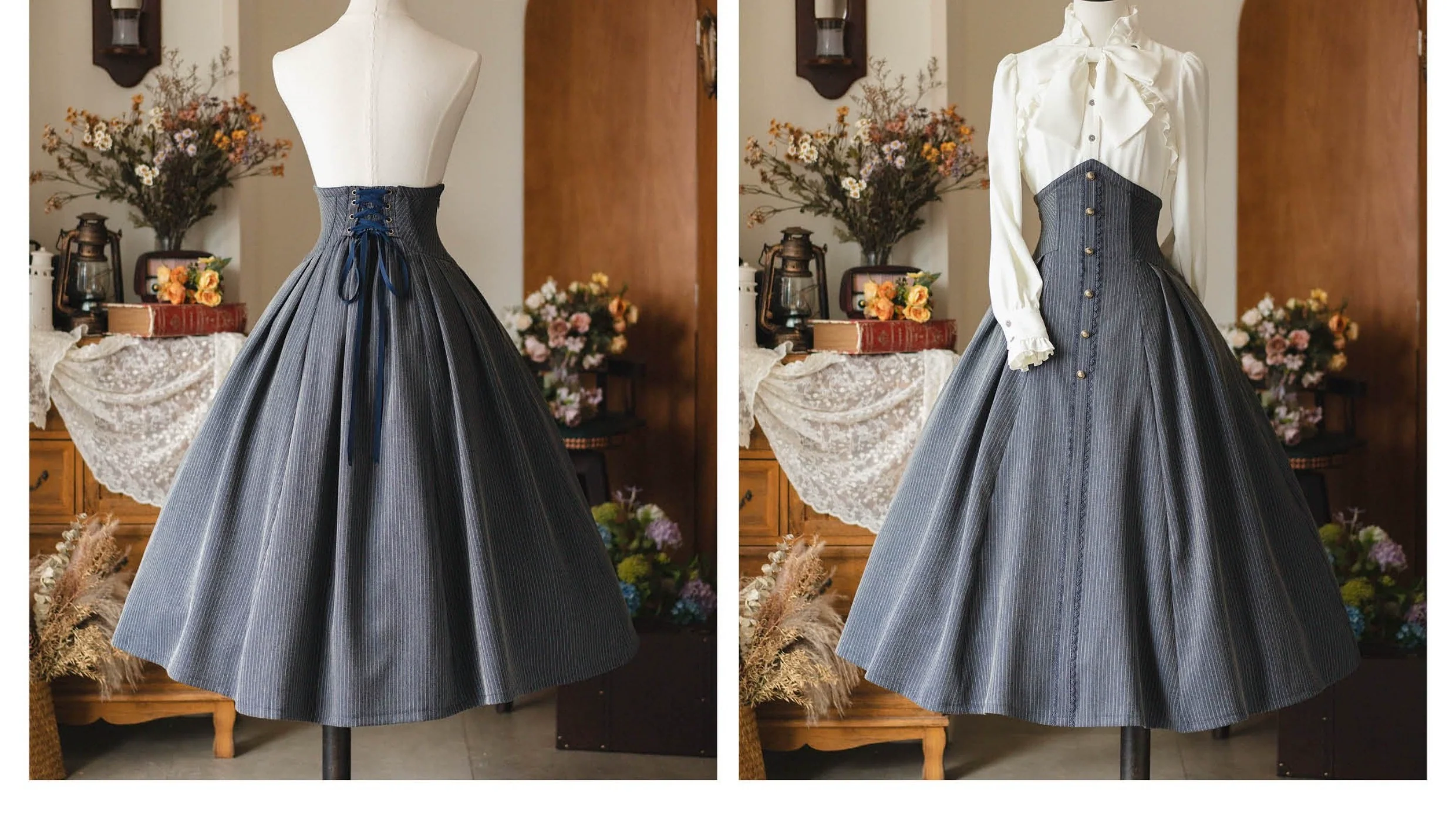 Forest Stationery - Classic Lolita SK Suit With Shirt And Coat - Image 52