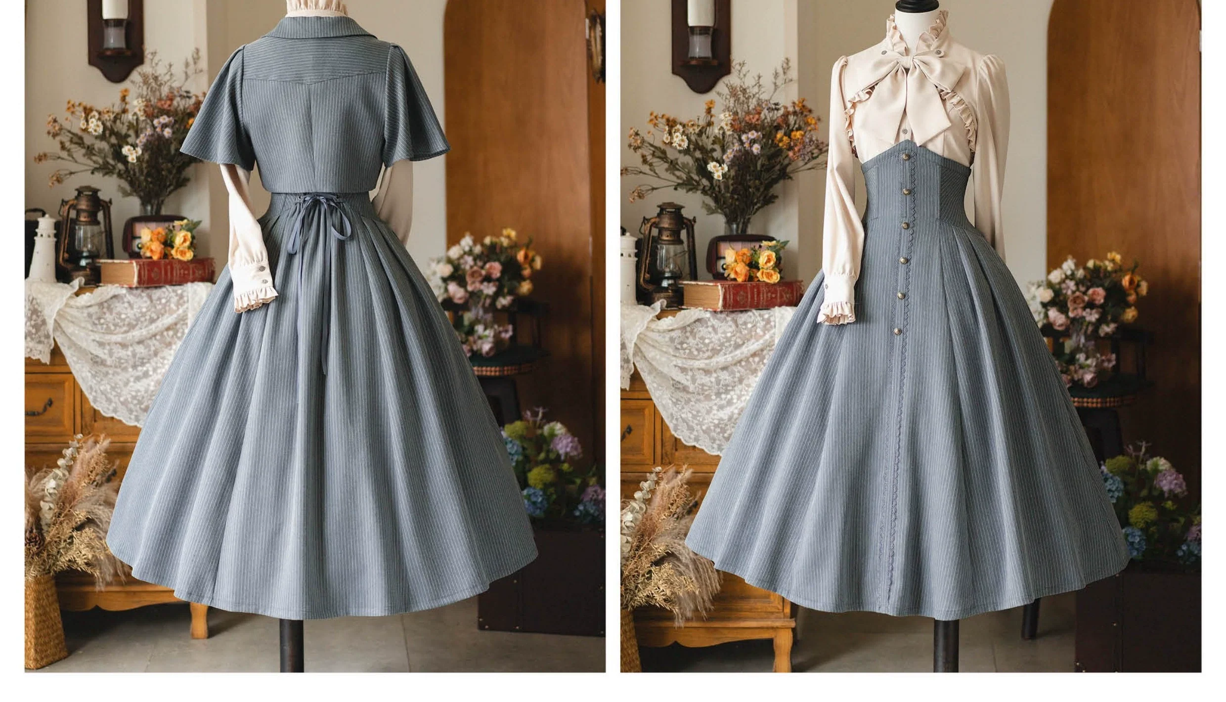 Forest Stationery - Classic Lolita SK Suit With Shirt And Coat - Image 53