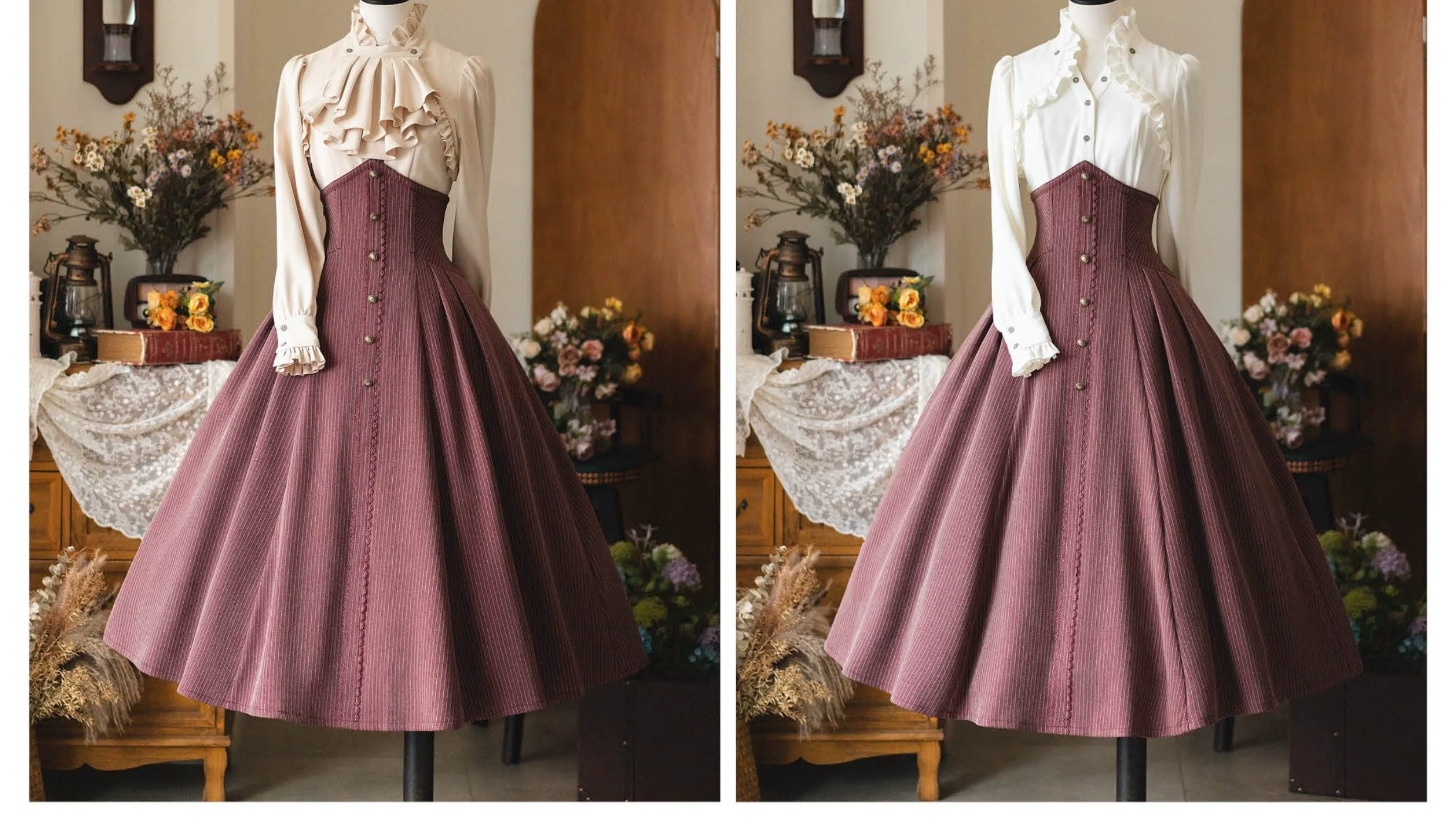 Forest Stationery - Classic Lolita SK Suit With Shirt And Coat - Image 55