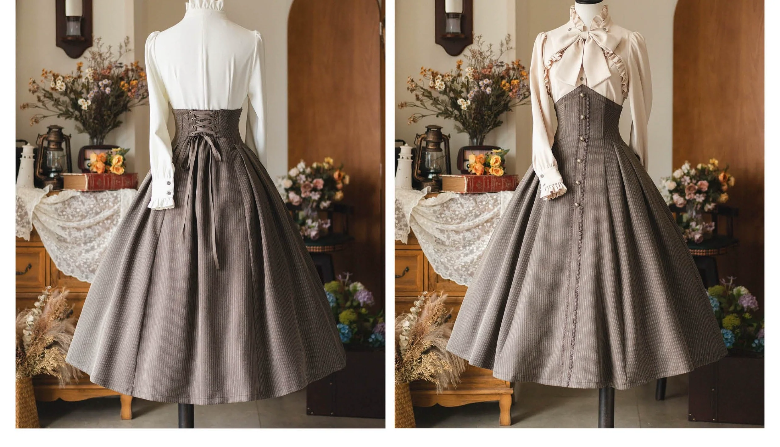 Forest Stationery - Classic Lolita SK Suit With Shirt And Coat - Image 56